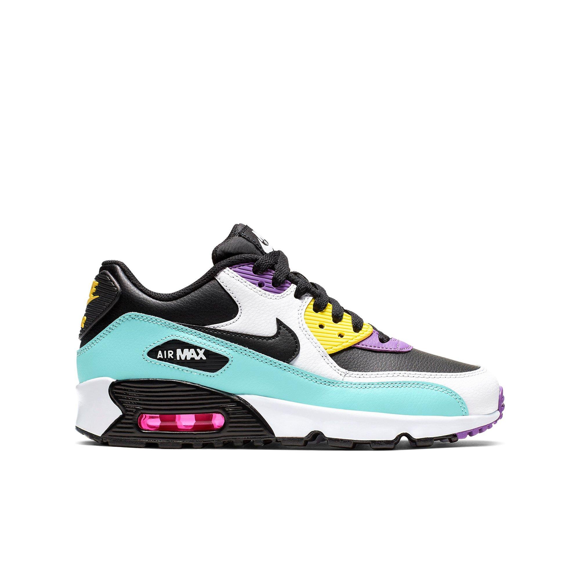 nike air max 90 purple and green