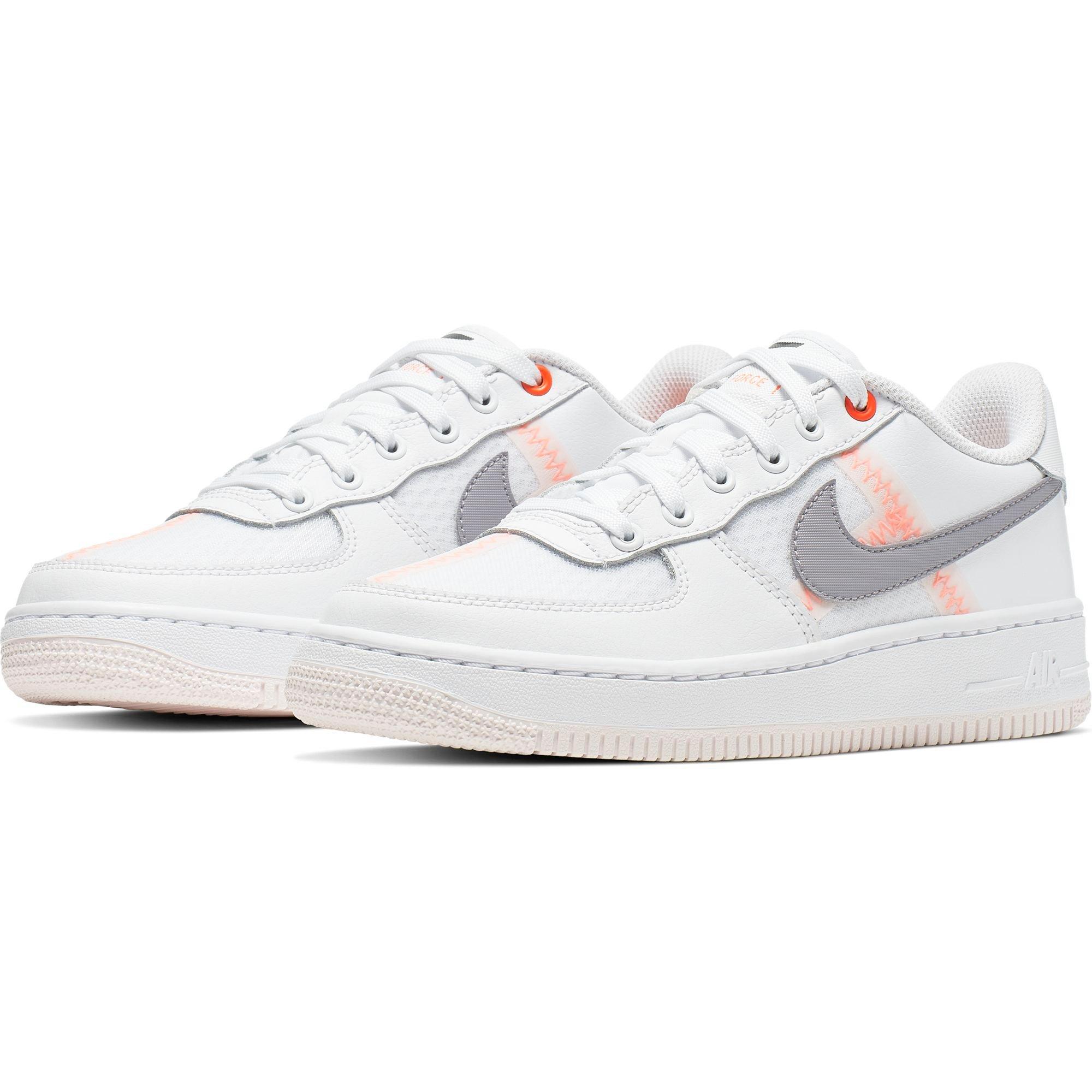 nike pale pink air force 1 ss trainers youth