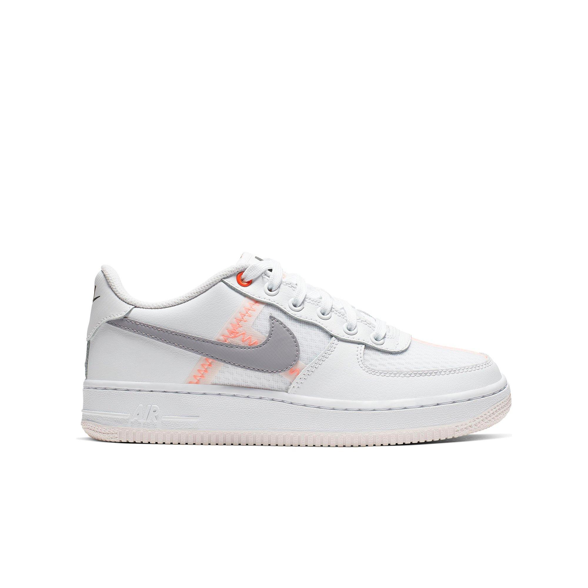 nike air force 1 gray and white