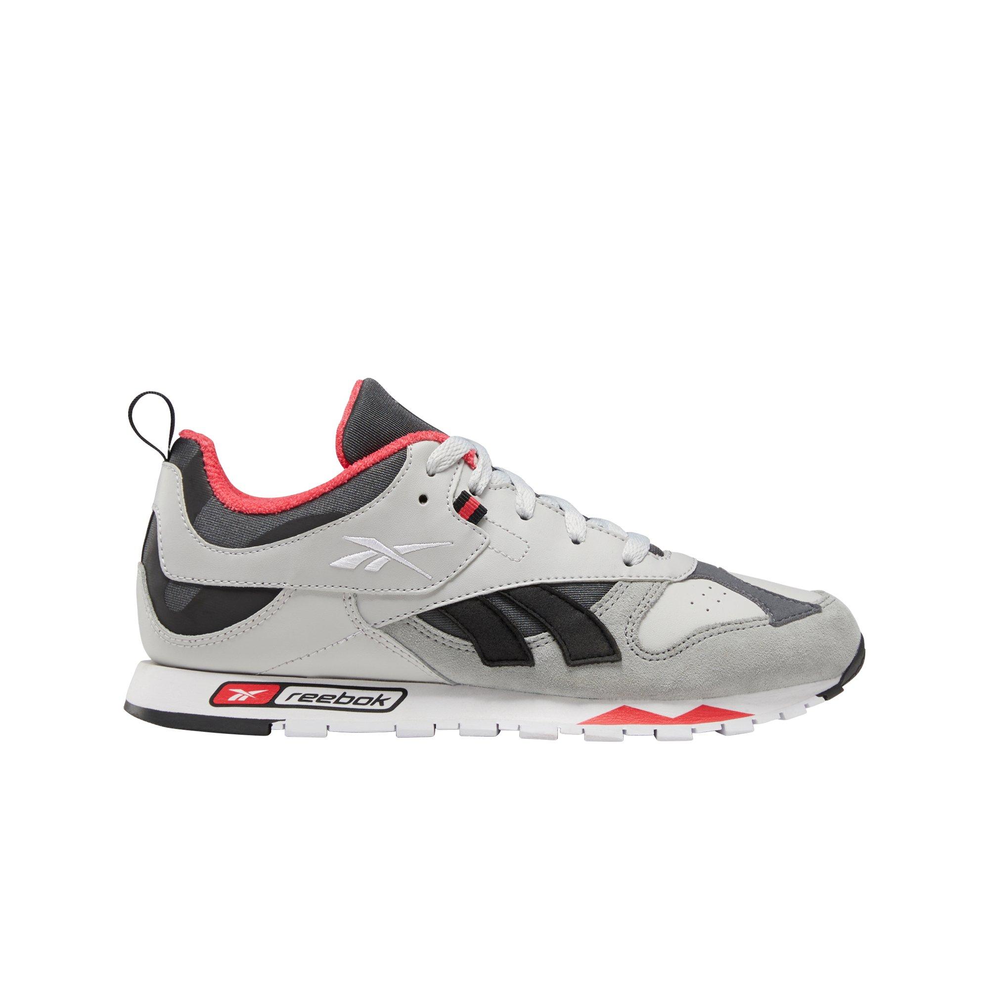 reebok grey and pink shoes