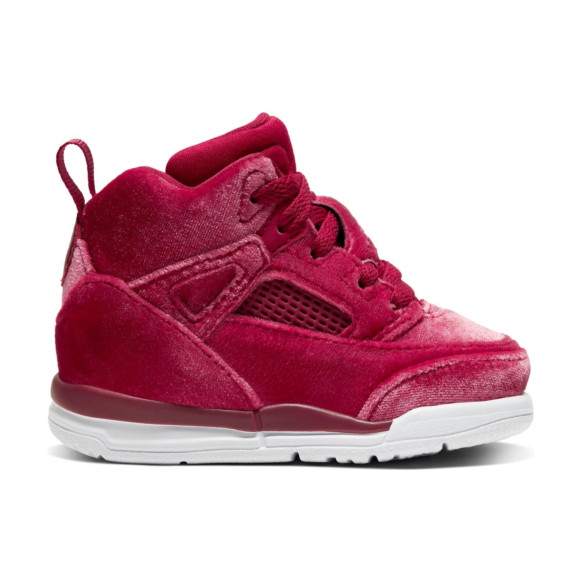 pink velvet jordans