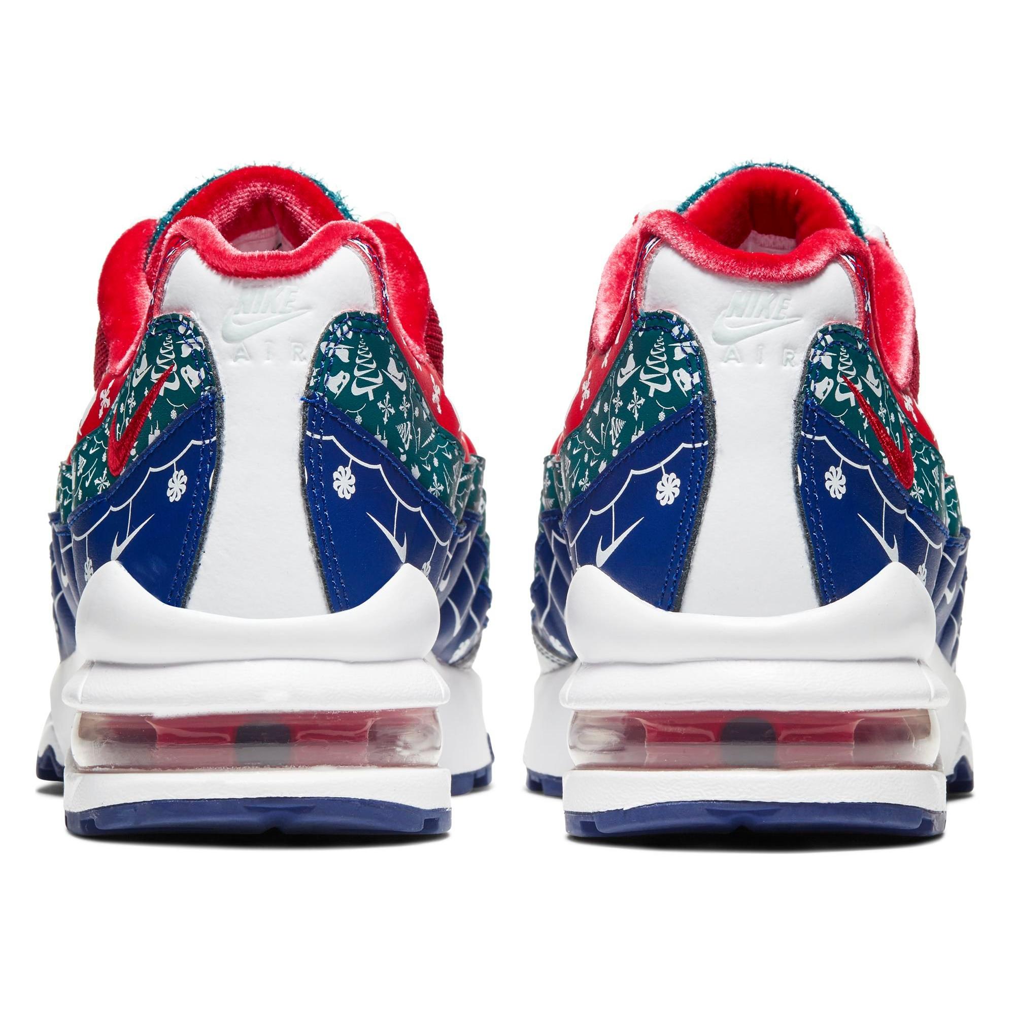 Sneakers Release Nike Air Max 95 Christmas White Red Merry Swooshmas Shoes