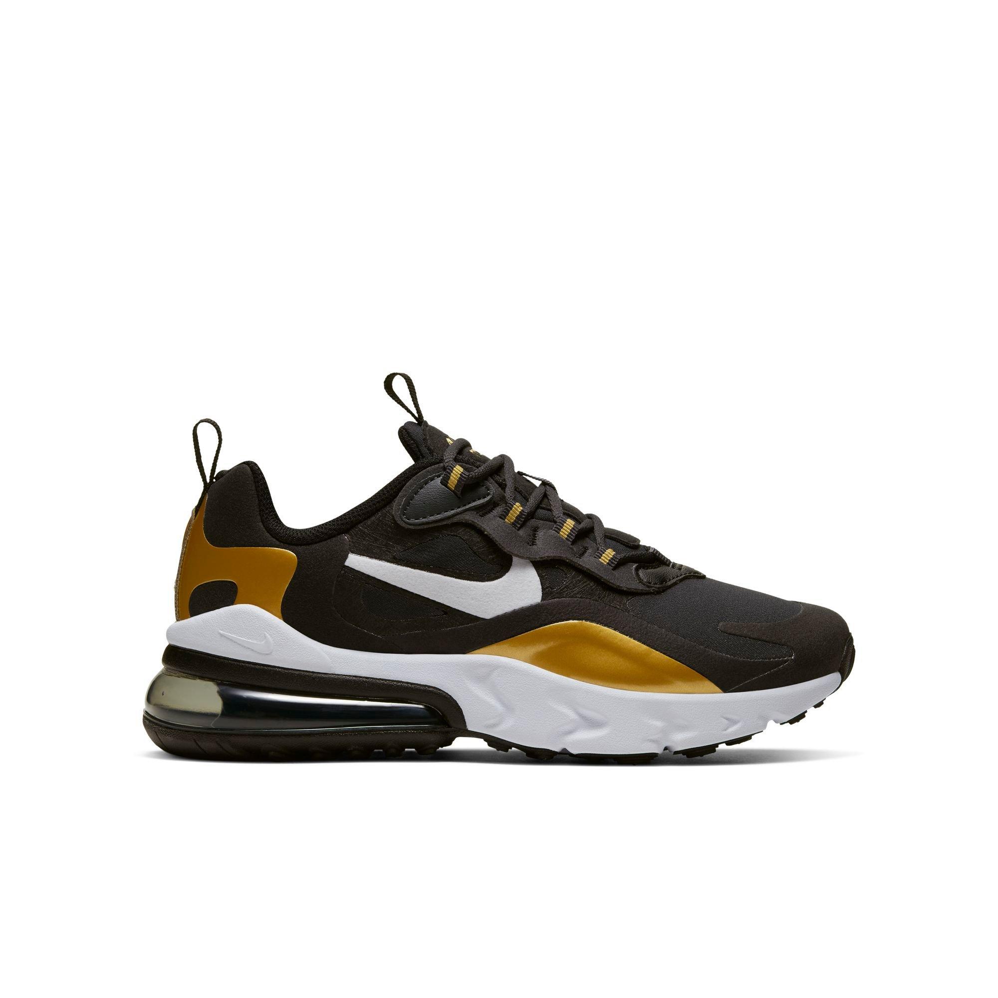 kids black and gold nikes