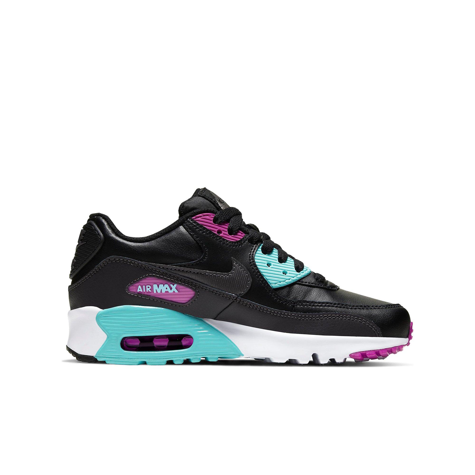 nike air max 90 purple and teal