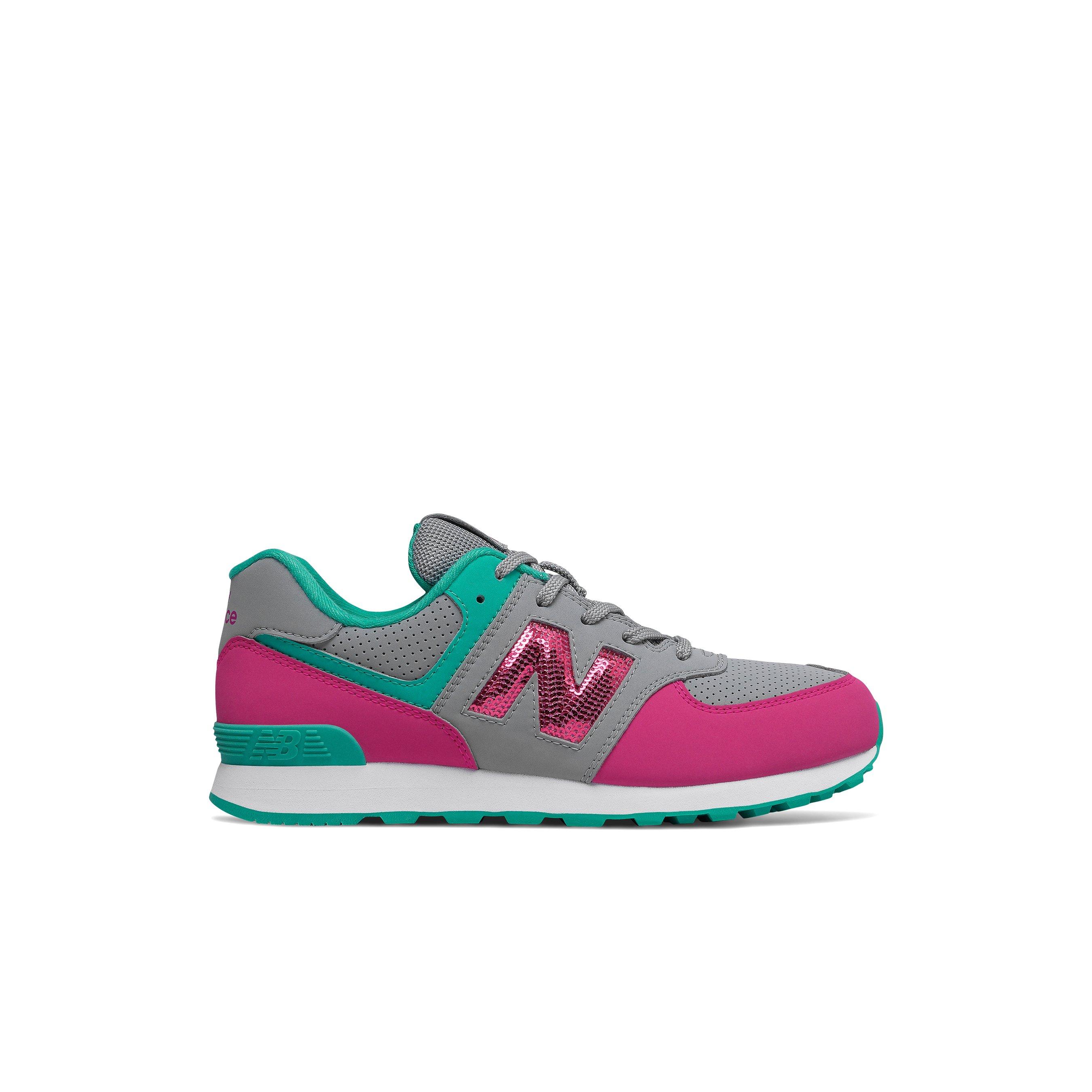 pink grey new balance shoes