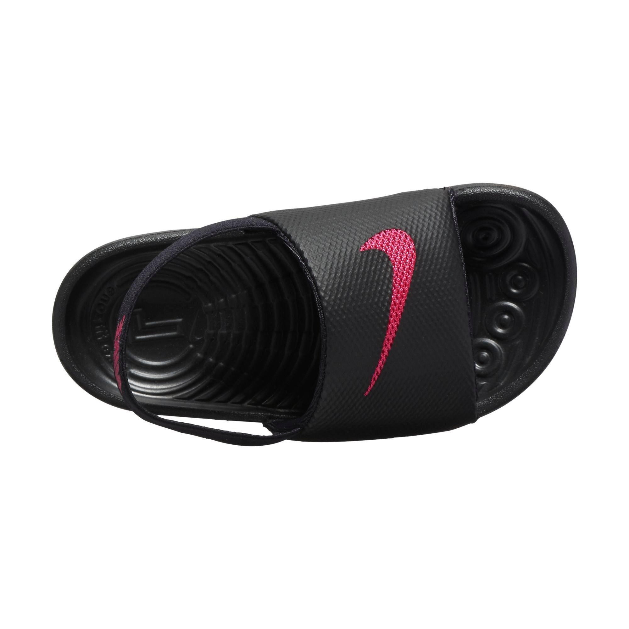 nike kawa slide black pink