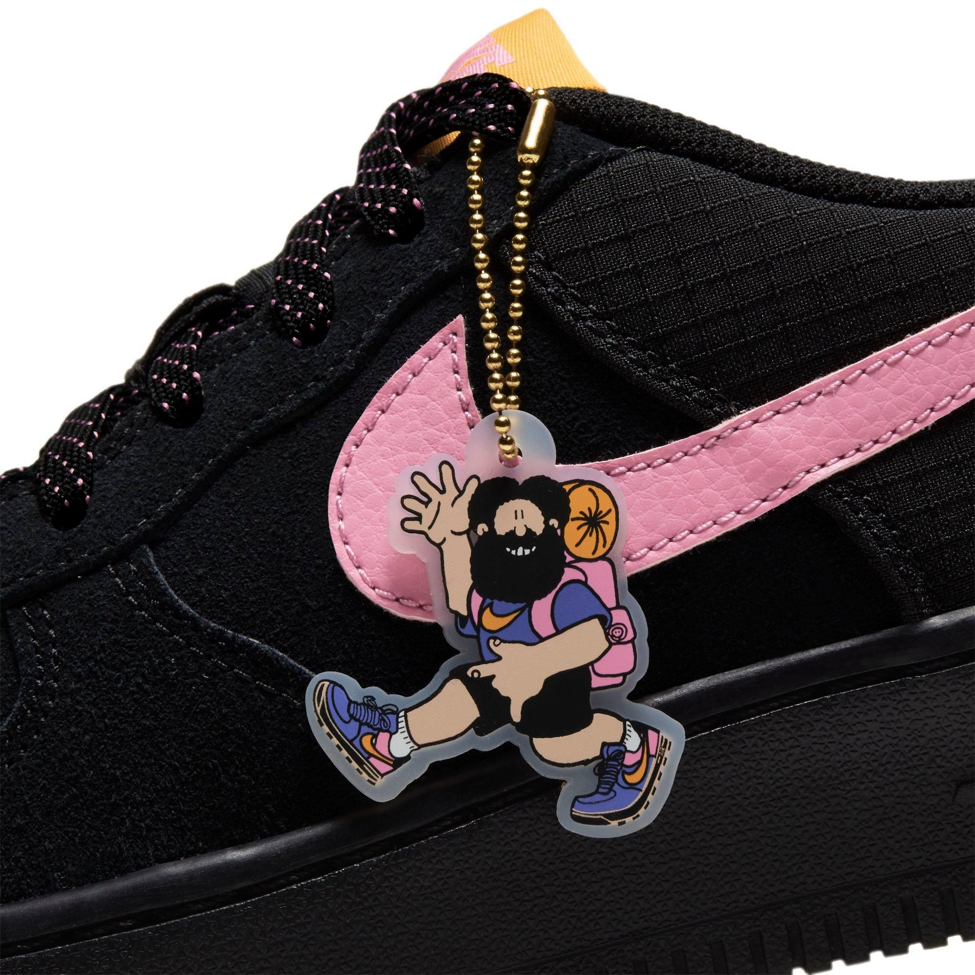 nike air force 1 low black grade school