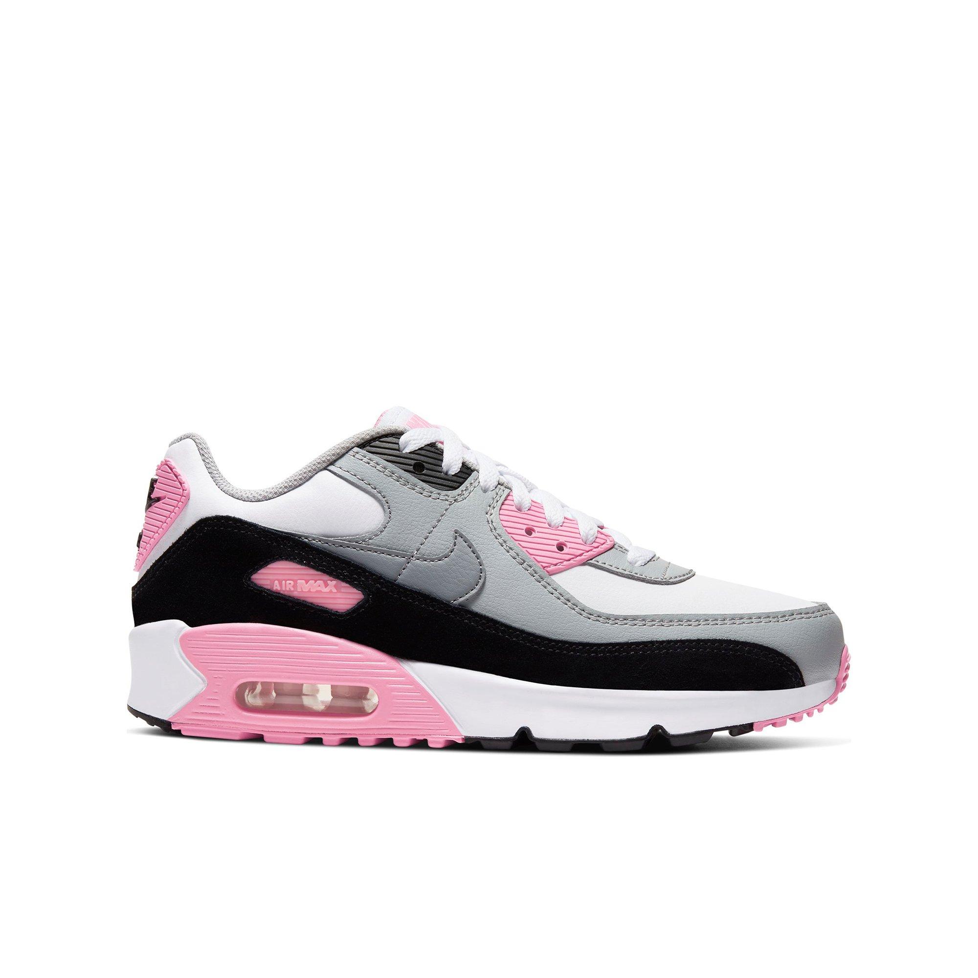 pink grey and white nike air max