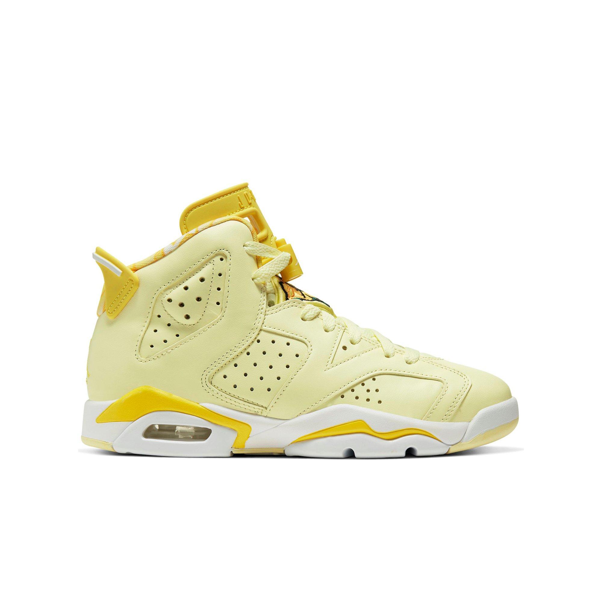 yellow retro jordans