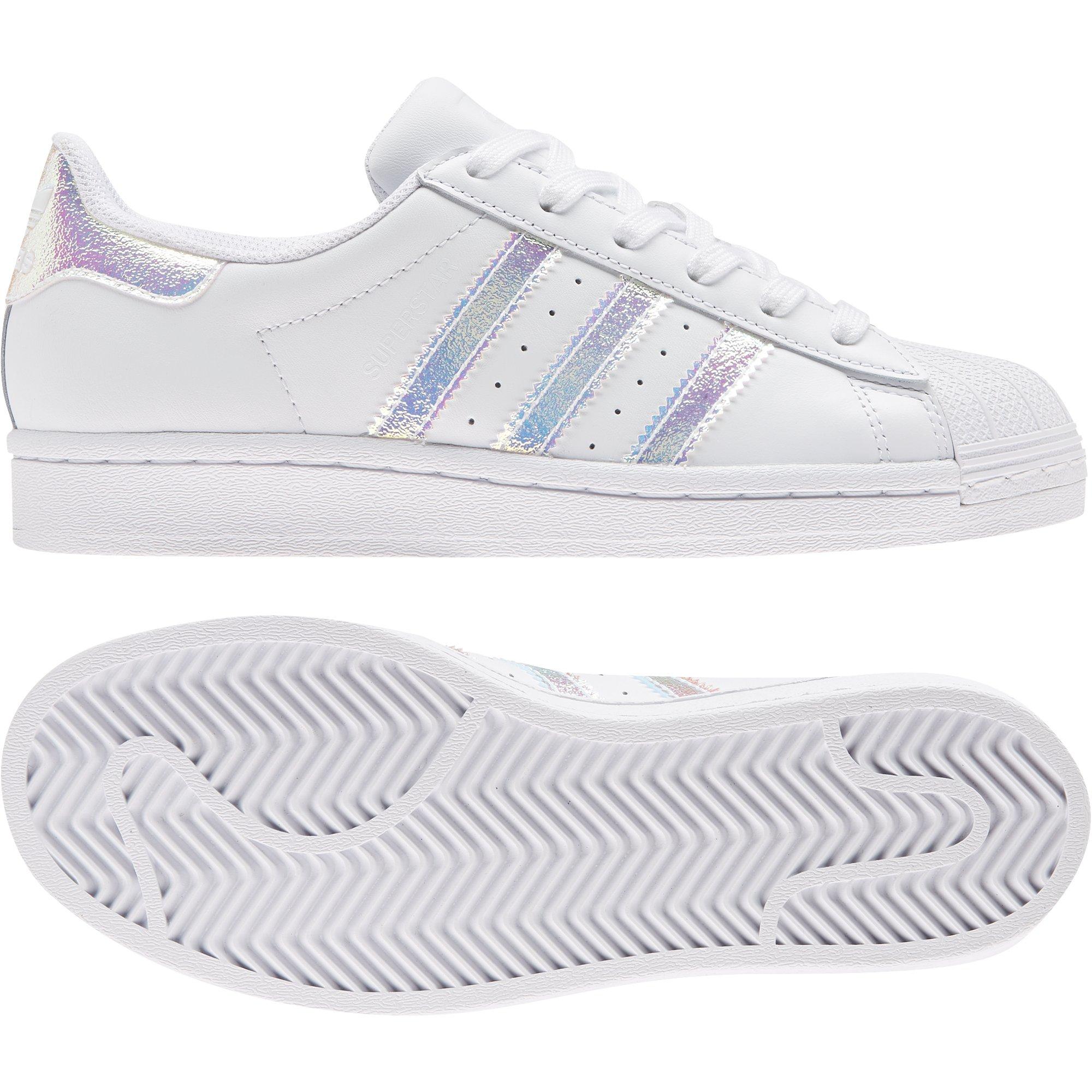 adidas superstar grade school white