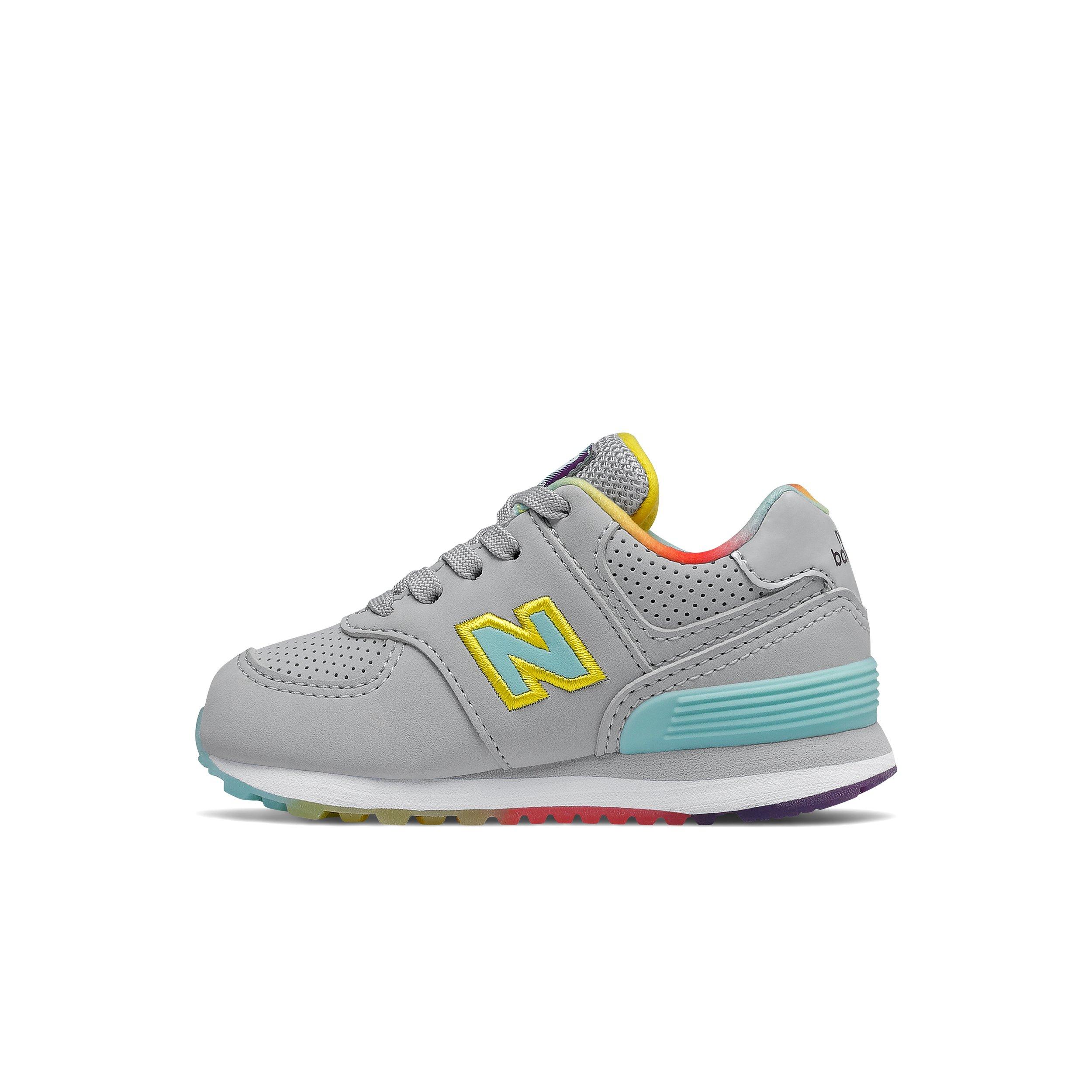 new balance 574 grey yellow turquoise