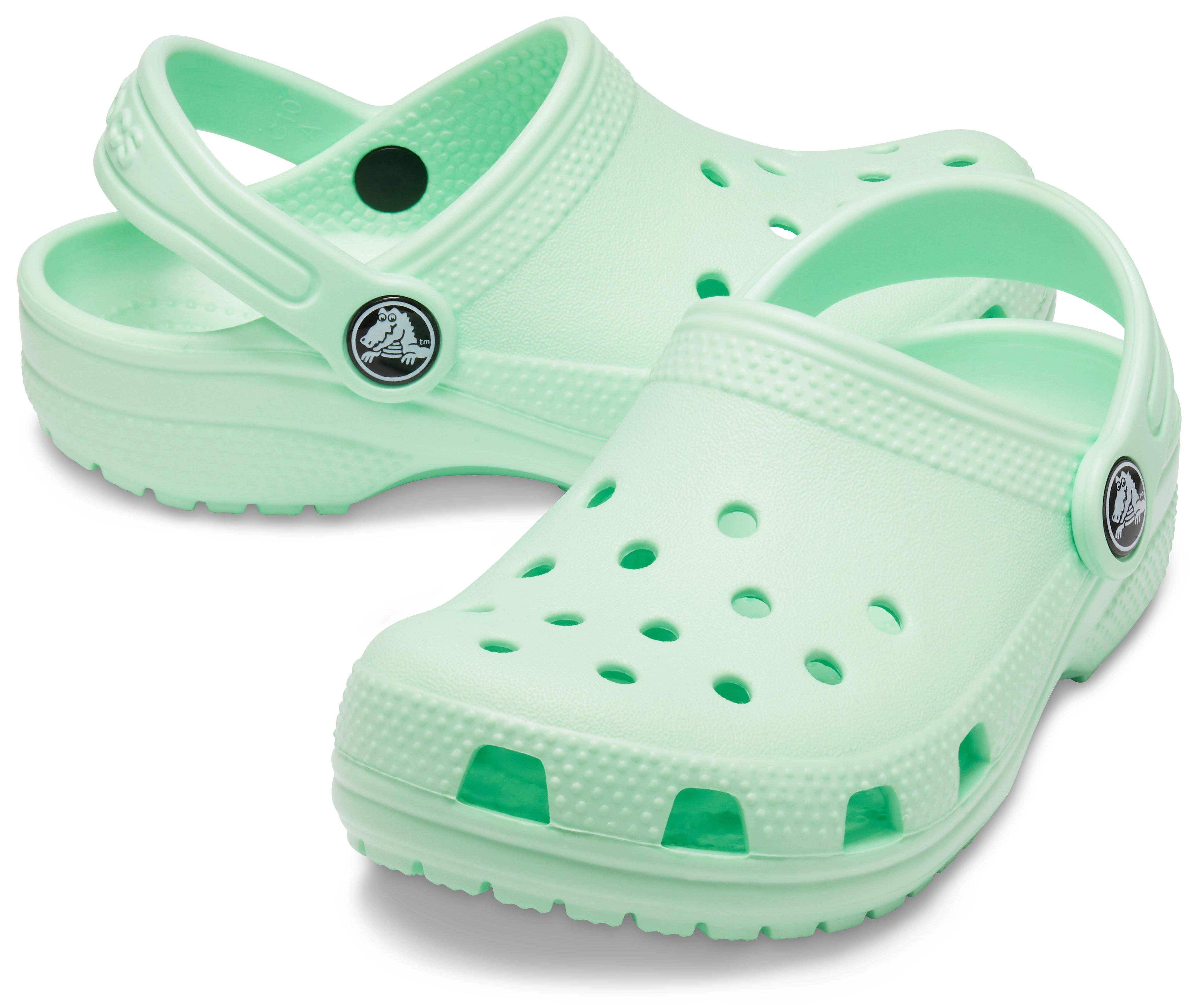 mint crocs