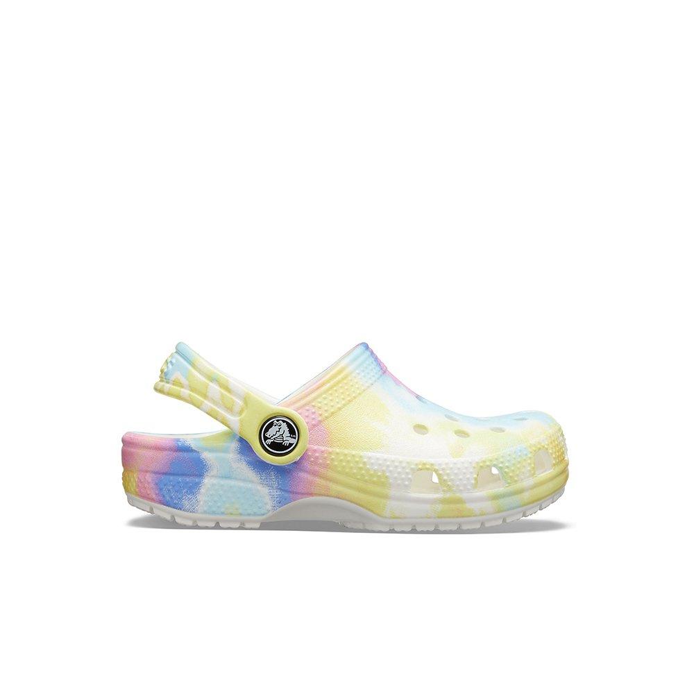 tie dye kids crocs