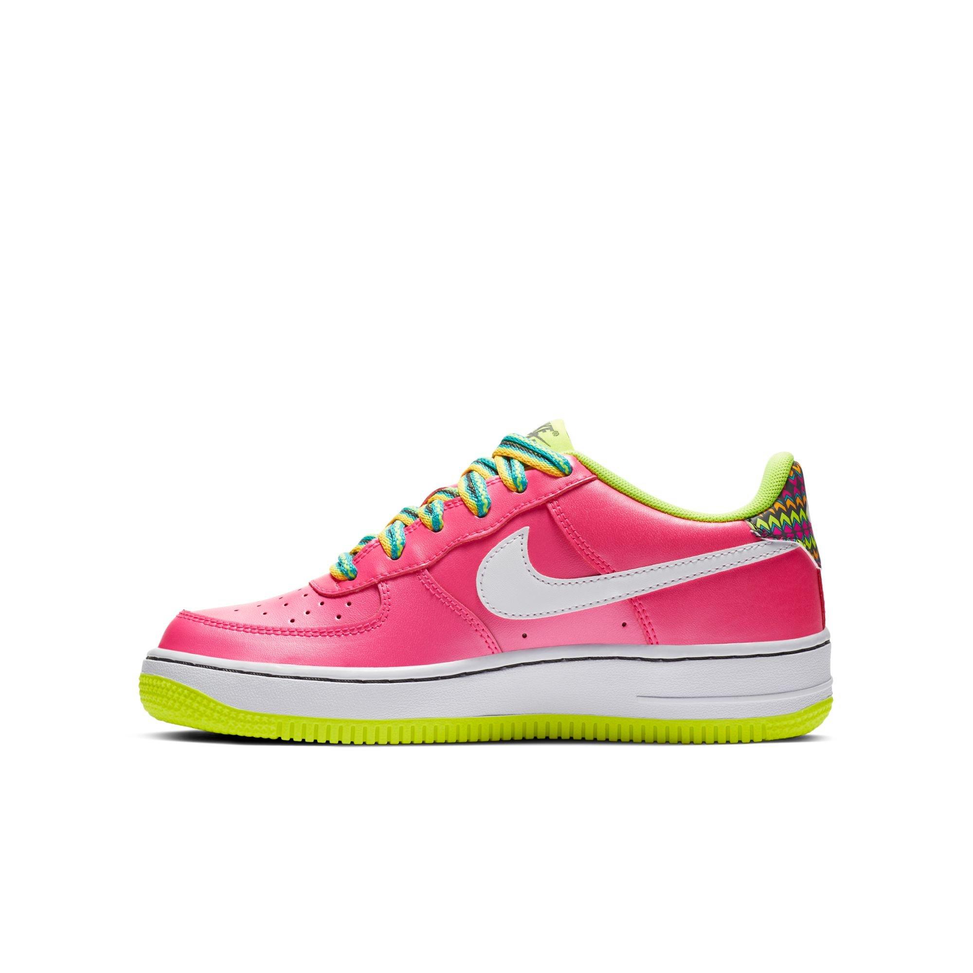 nike air force 1 pink and yellow