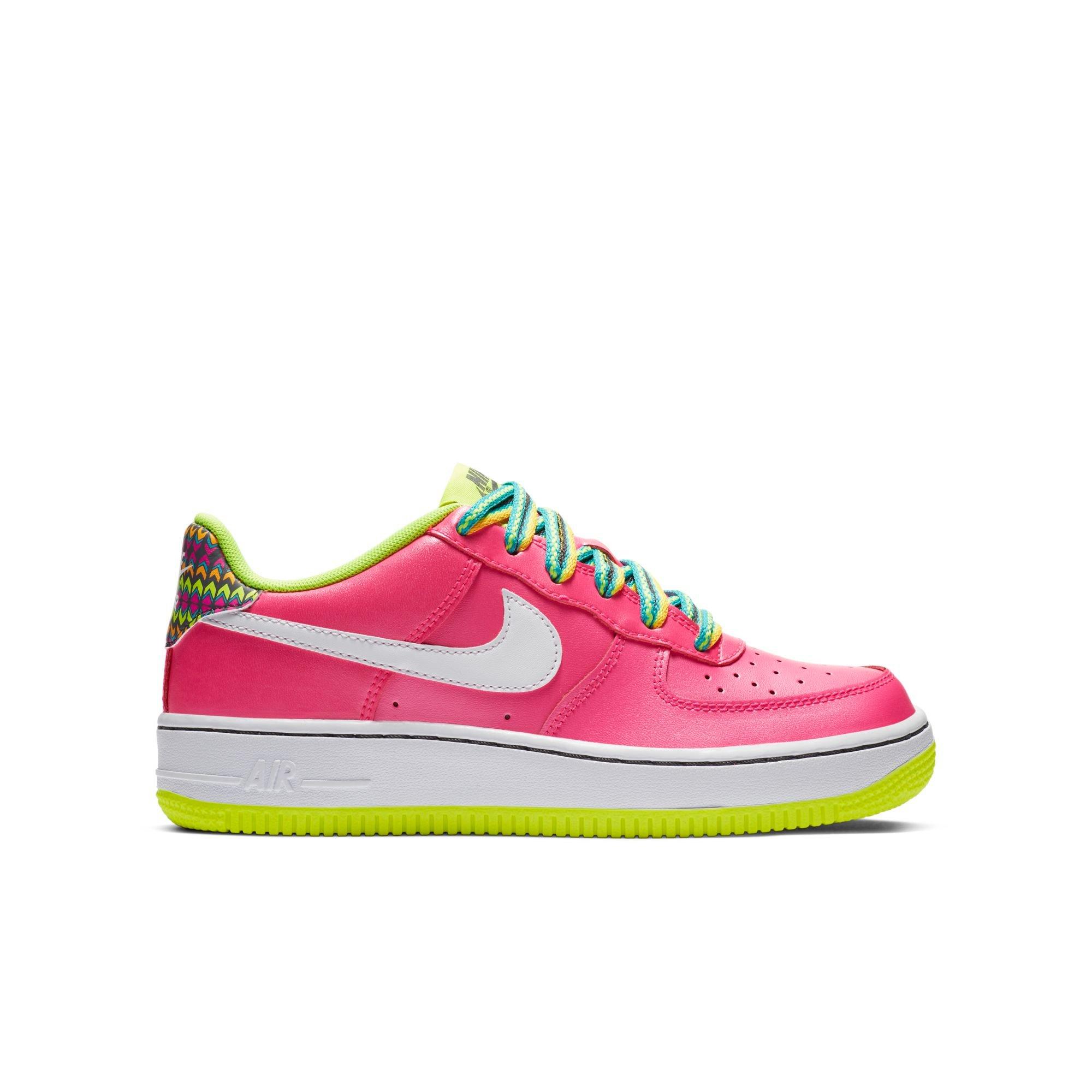 neon pink nike air force