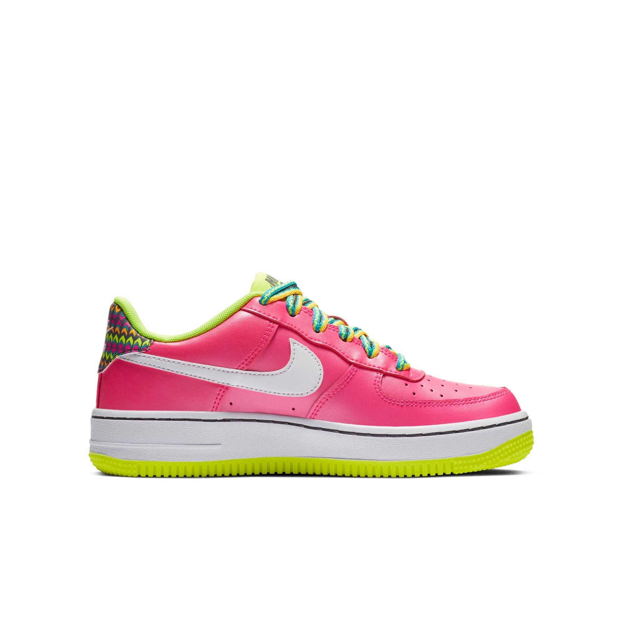 nike pink and yellow