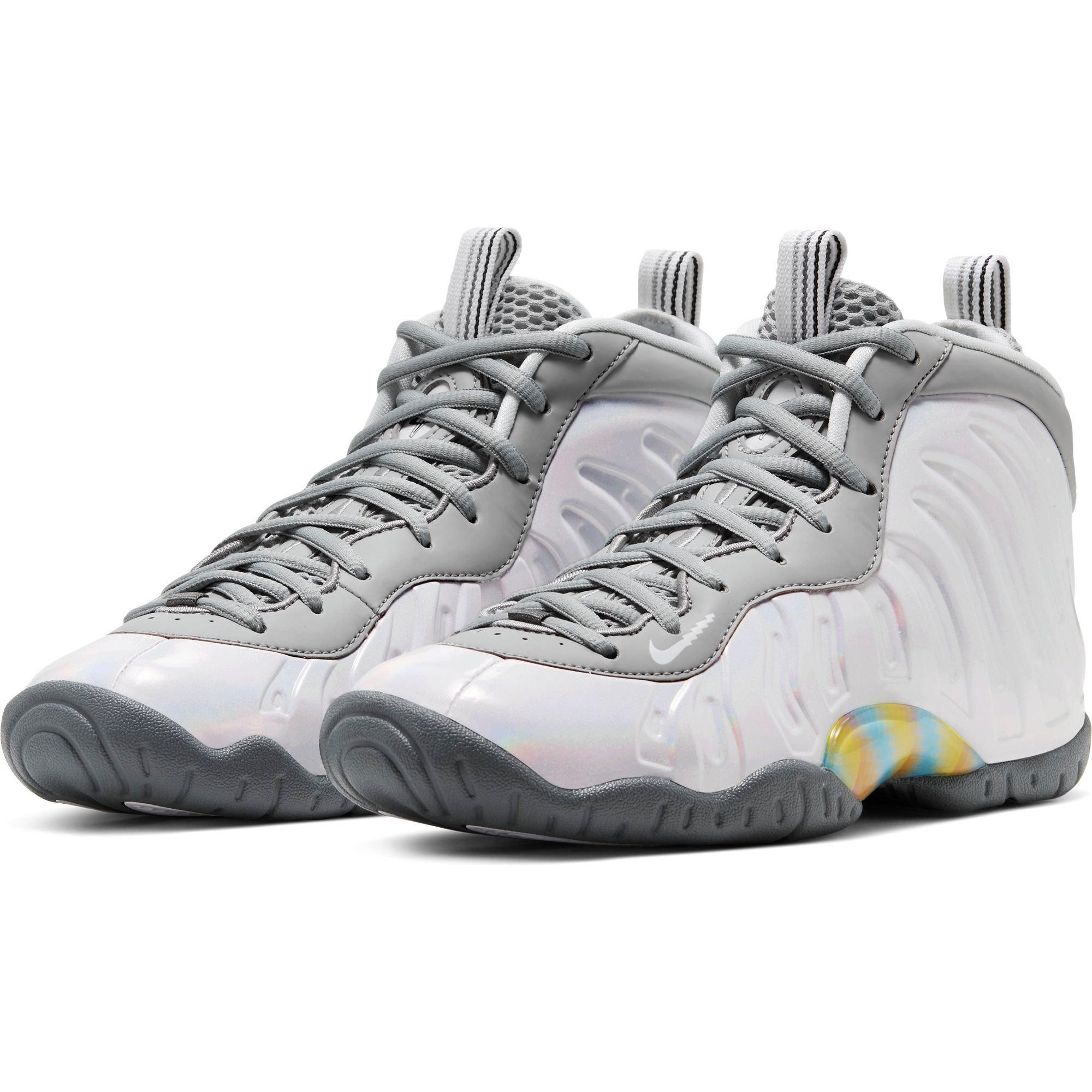 foamposite smoke grey white blue fury