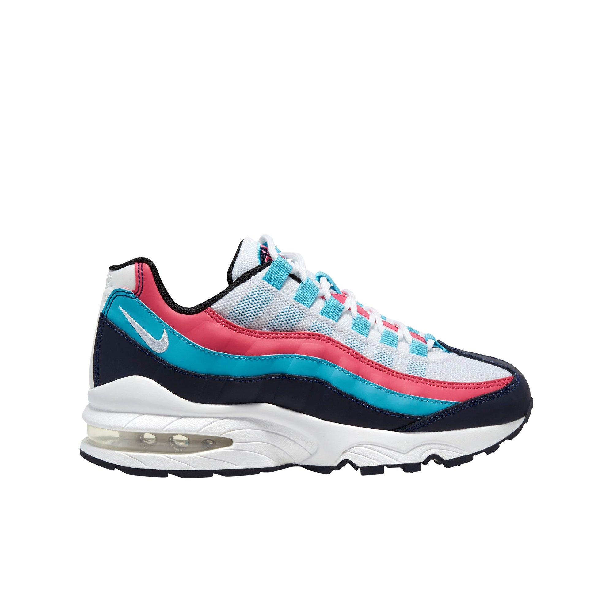 nike 95 pink and white