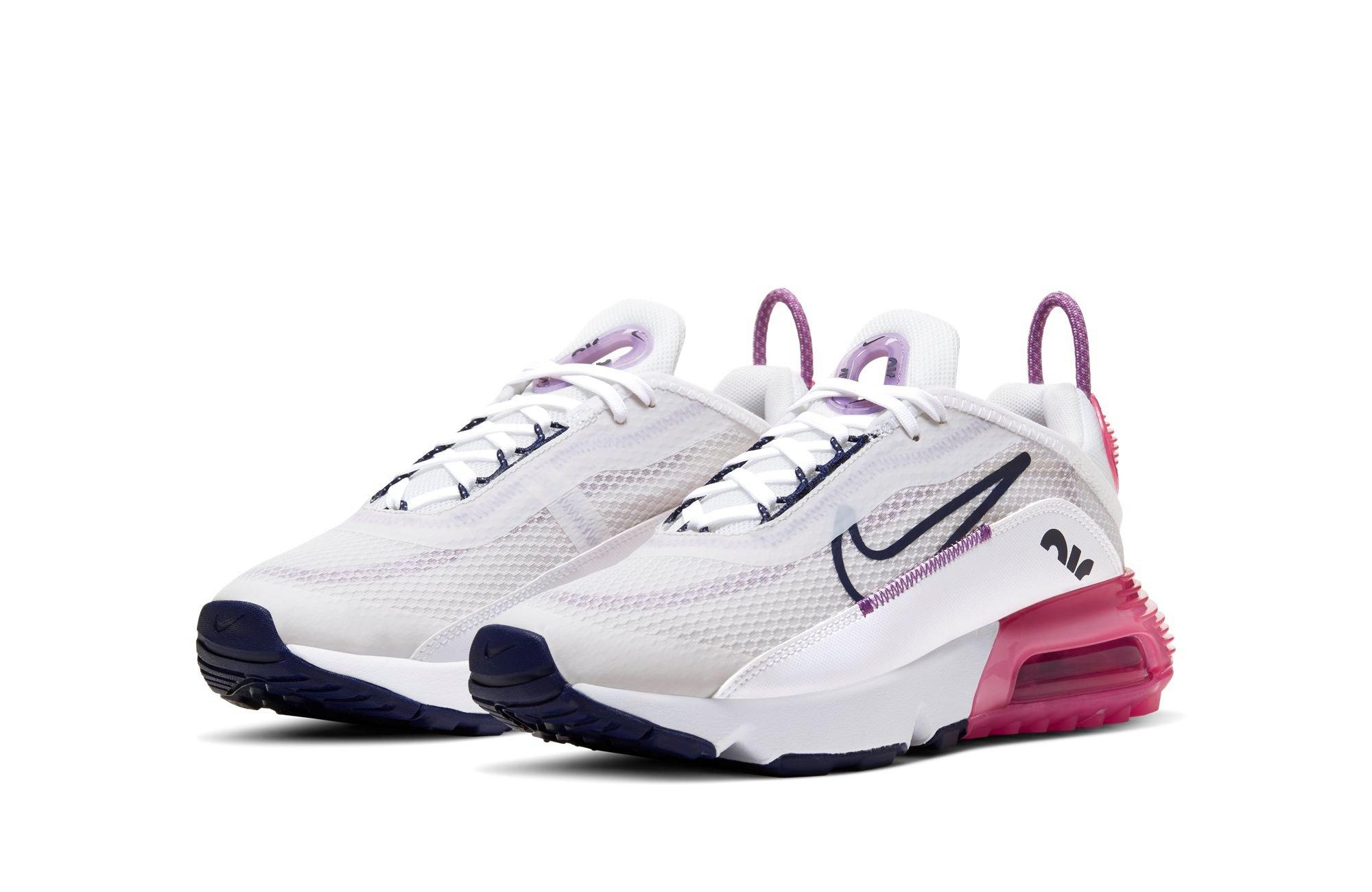 Nike Air Max 2090 "Platinum Tint/Blackened Blue/Watermelon" Grade School Kids' Shoe