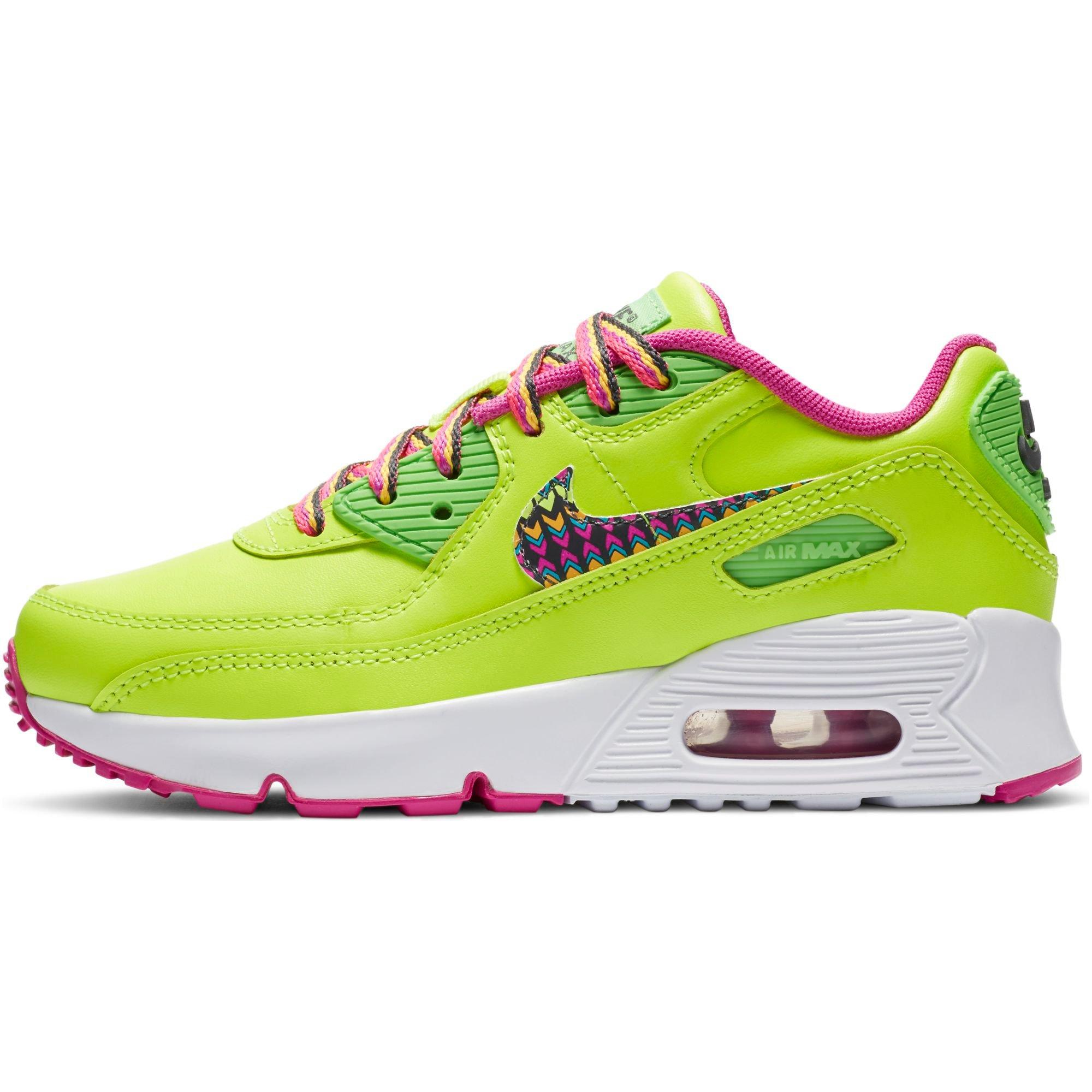 nike air max 90 pink and green