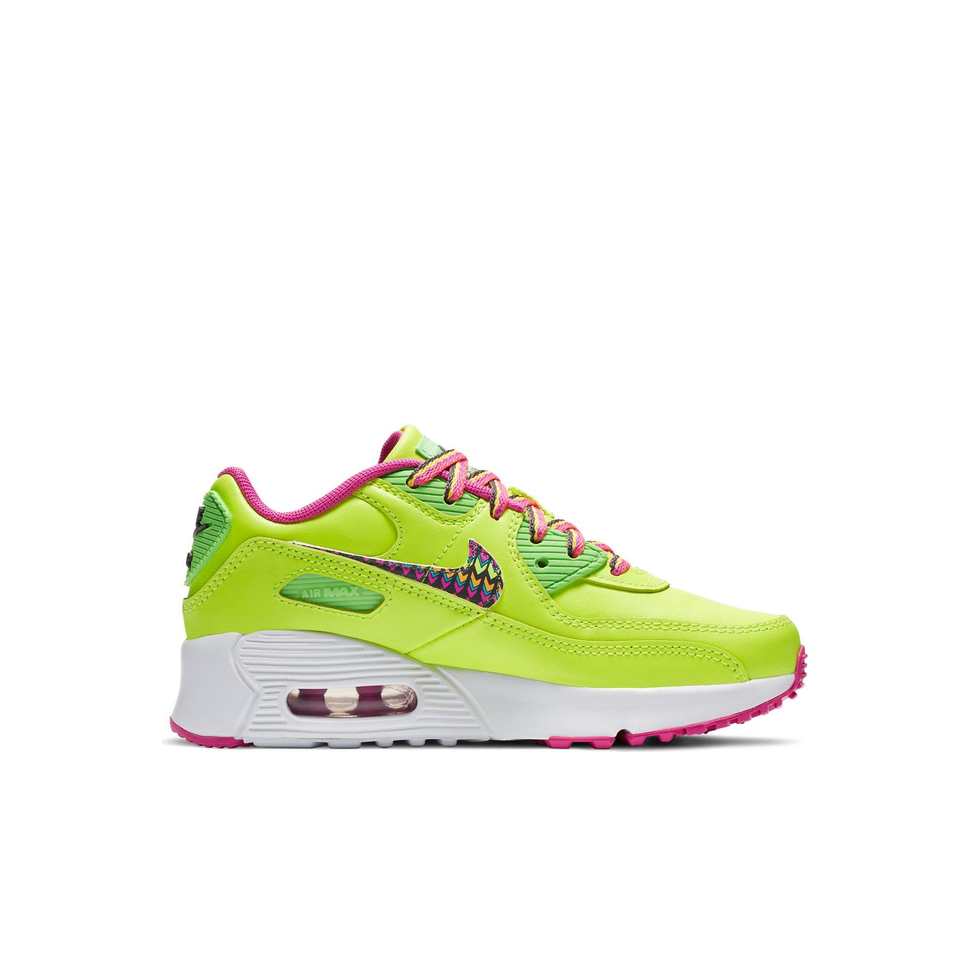 nike air max 90 pink and yellow