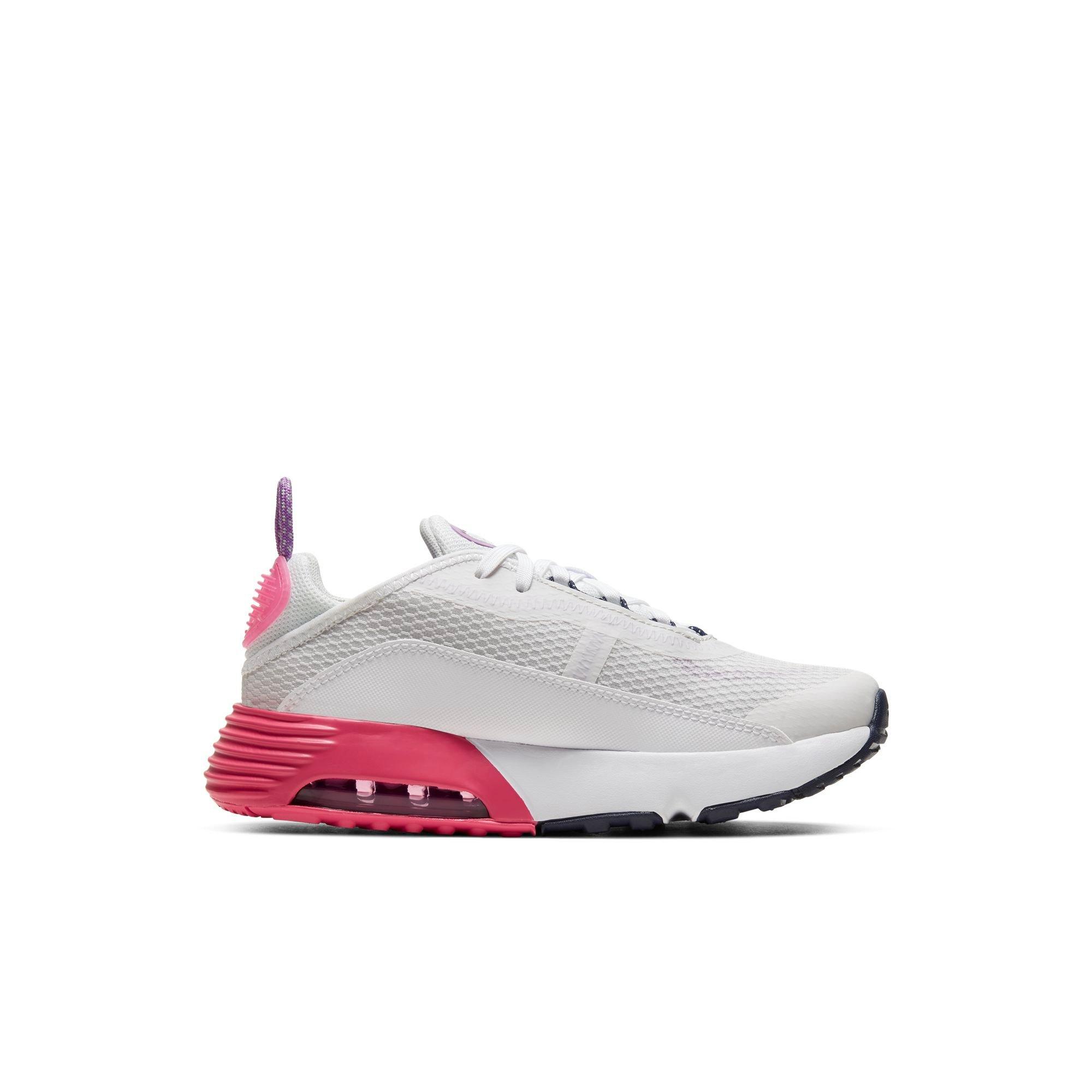hibbett preschool nike air max thea shoes size 13 black with pink swoosh