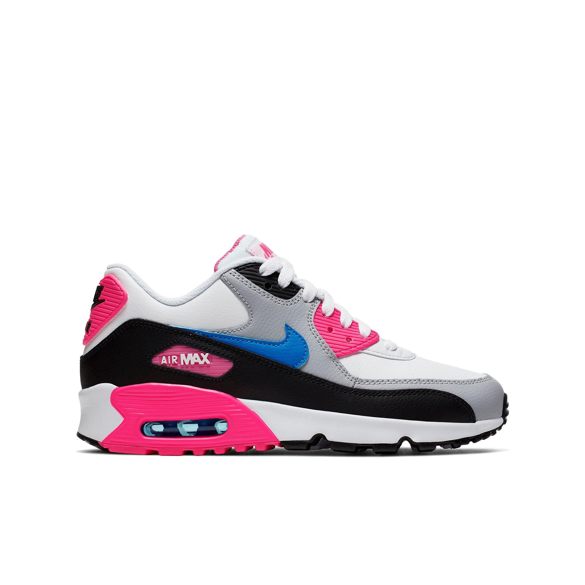 nike pink and blue sneakers