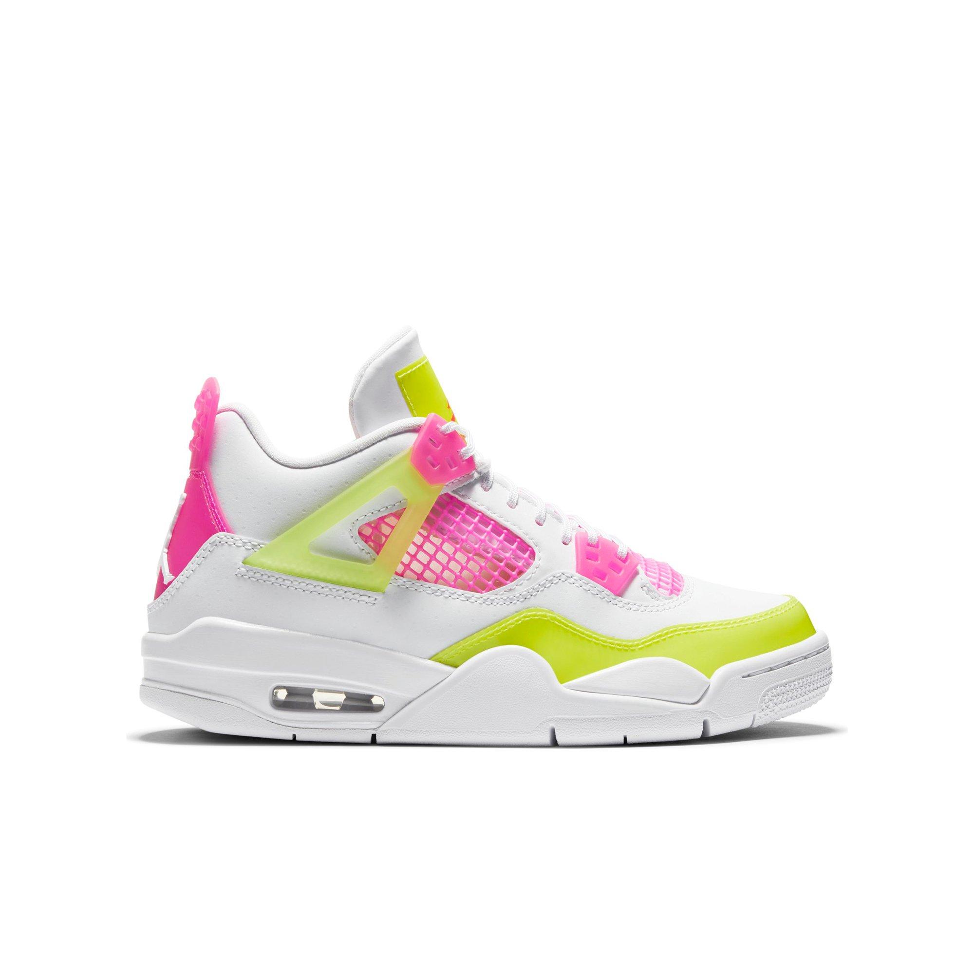 jordan 4 white lemon venom pink blast