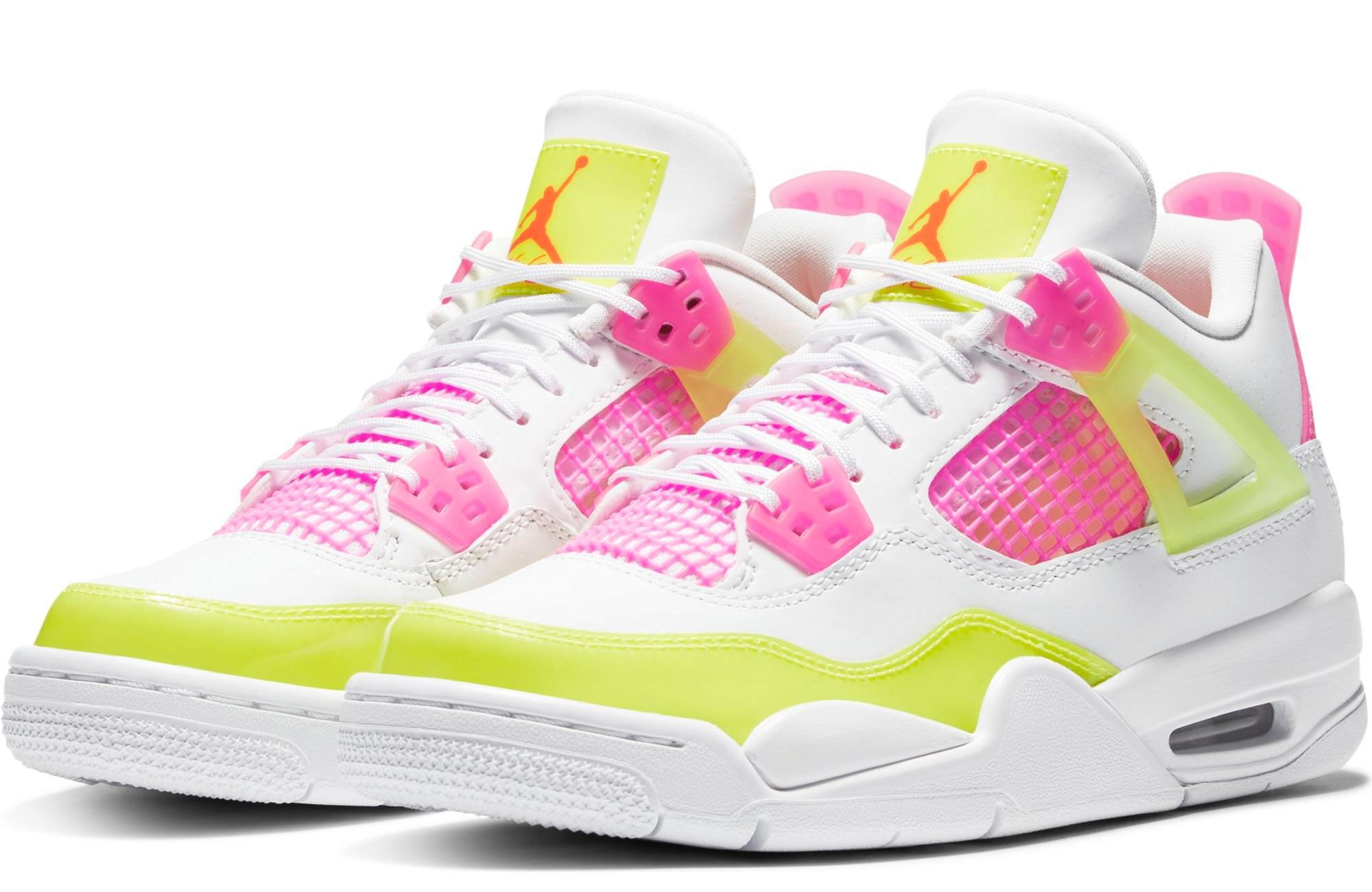 Air Jordan 4 Retro SE Neon Casual Basketball Shoes