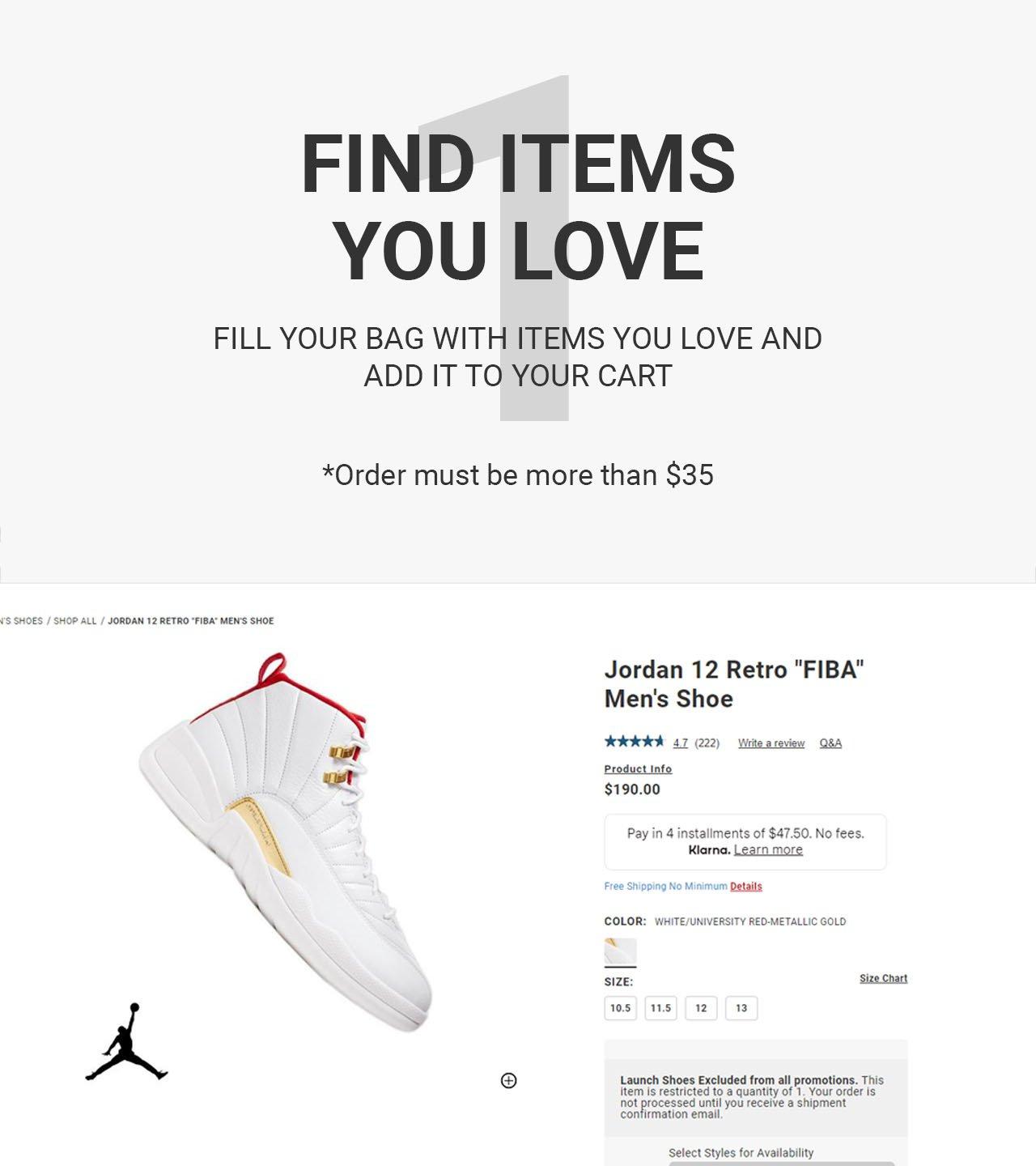 order now pay later jordans