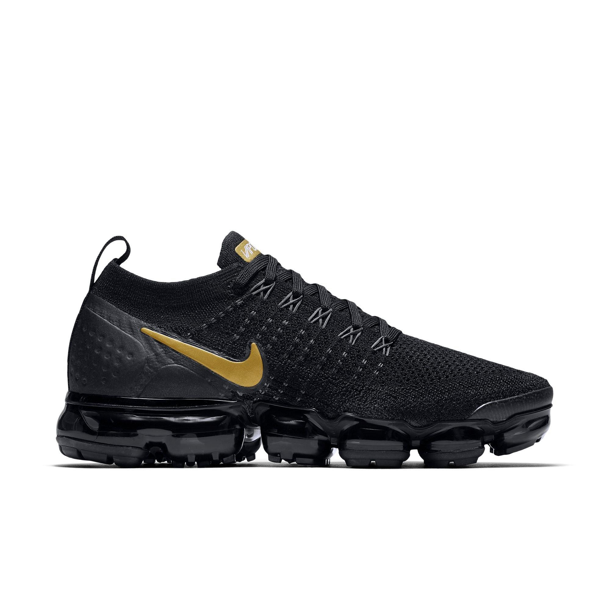 vapormax women's black and gold
