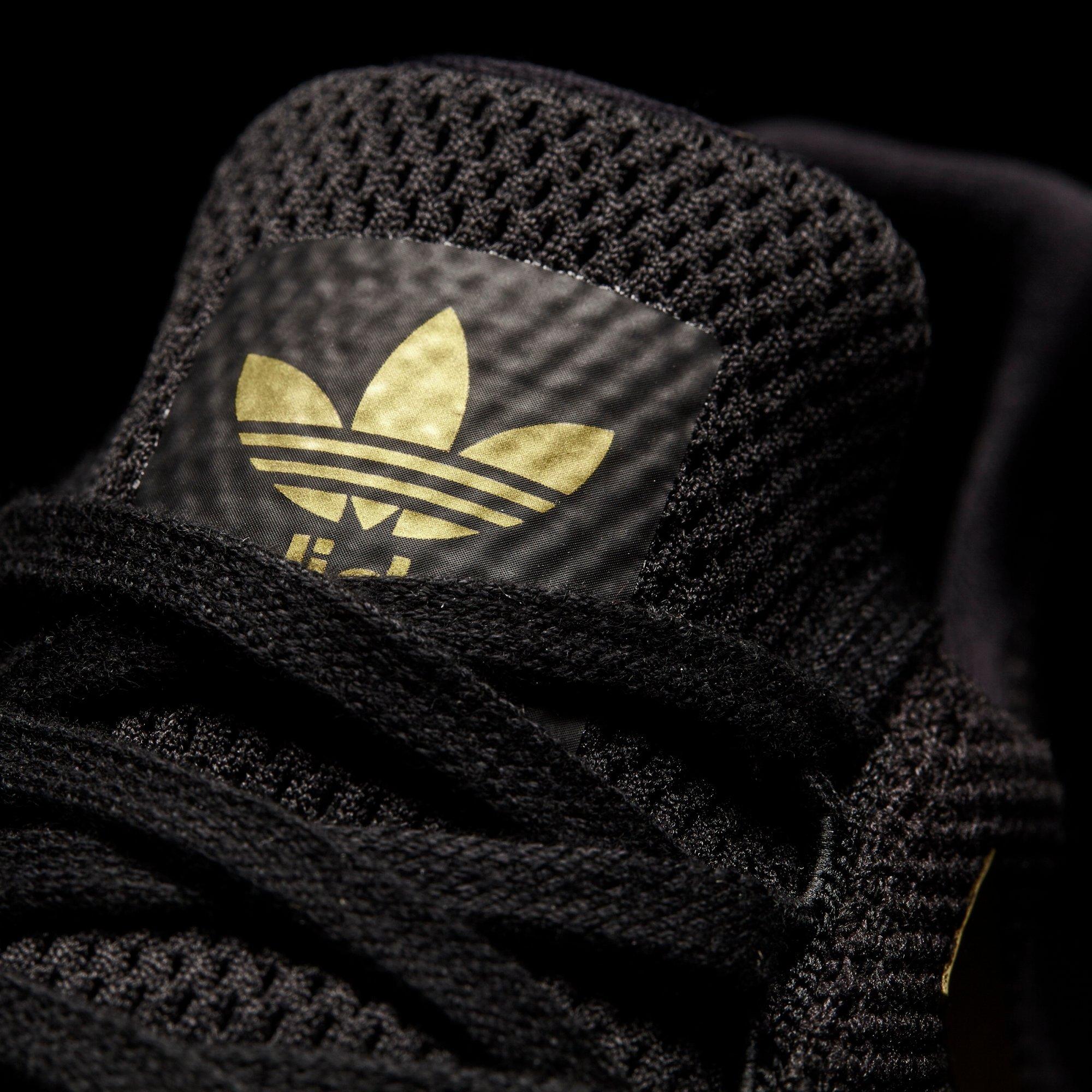 adidas swift run womens black and gold