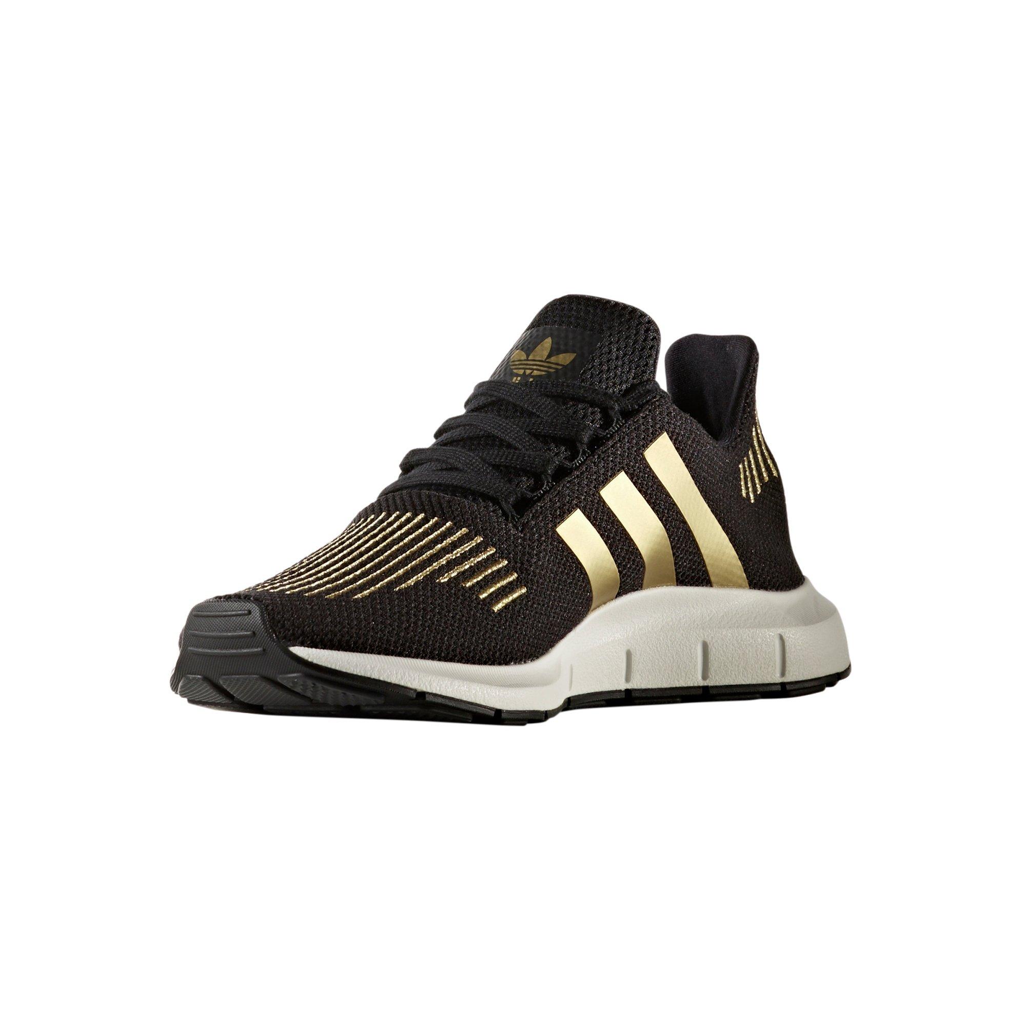 women's swift run black and gold