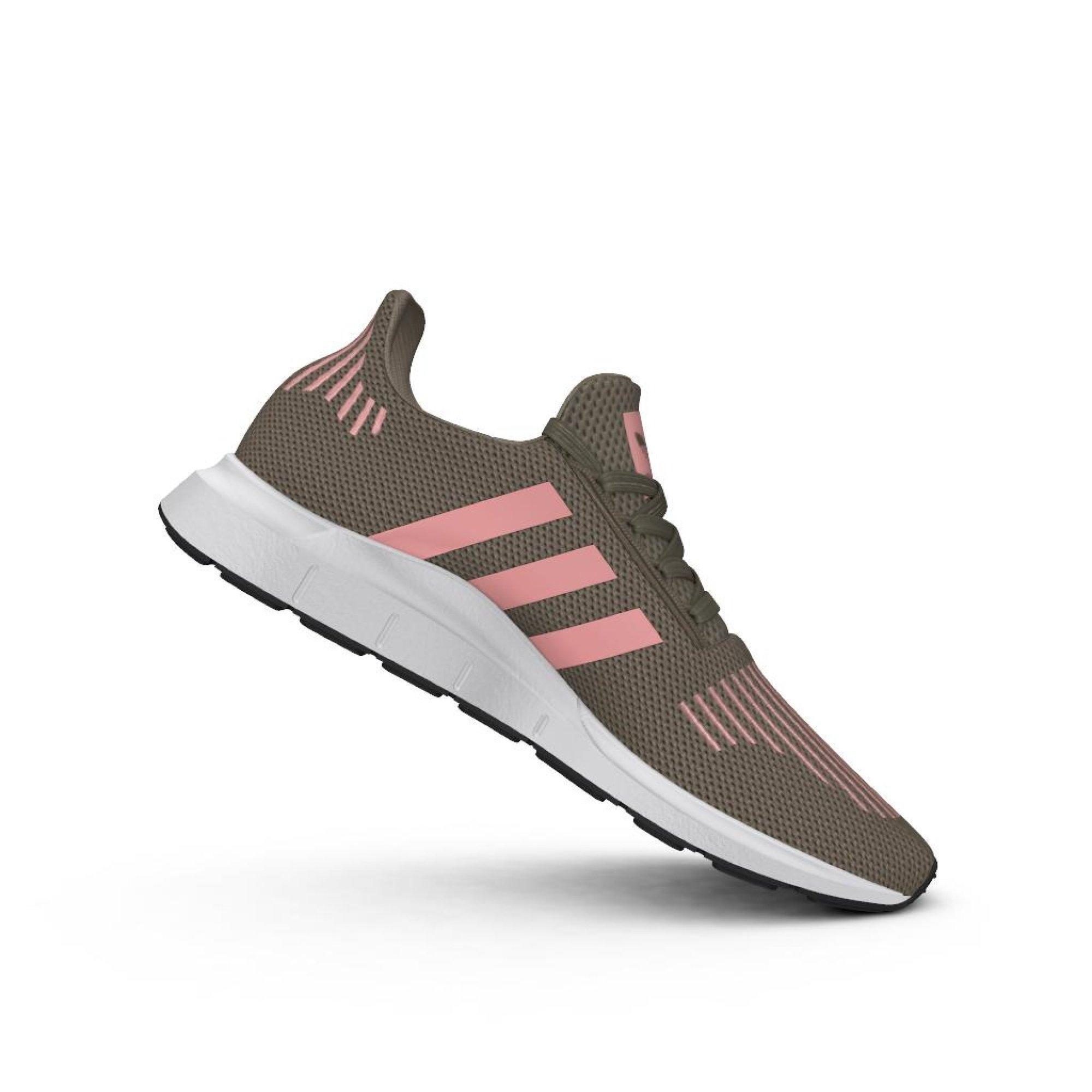 olive green adidas swift run women's