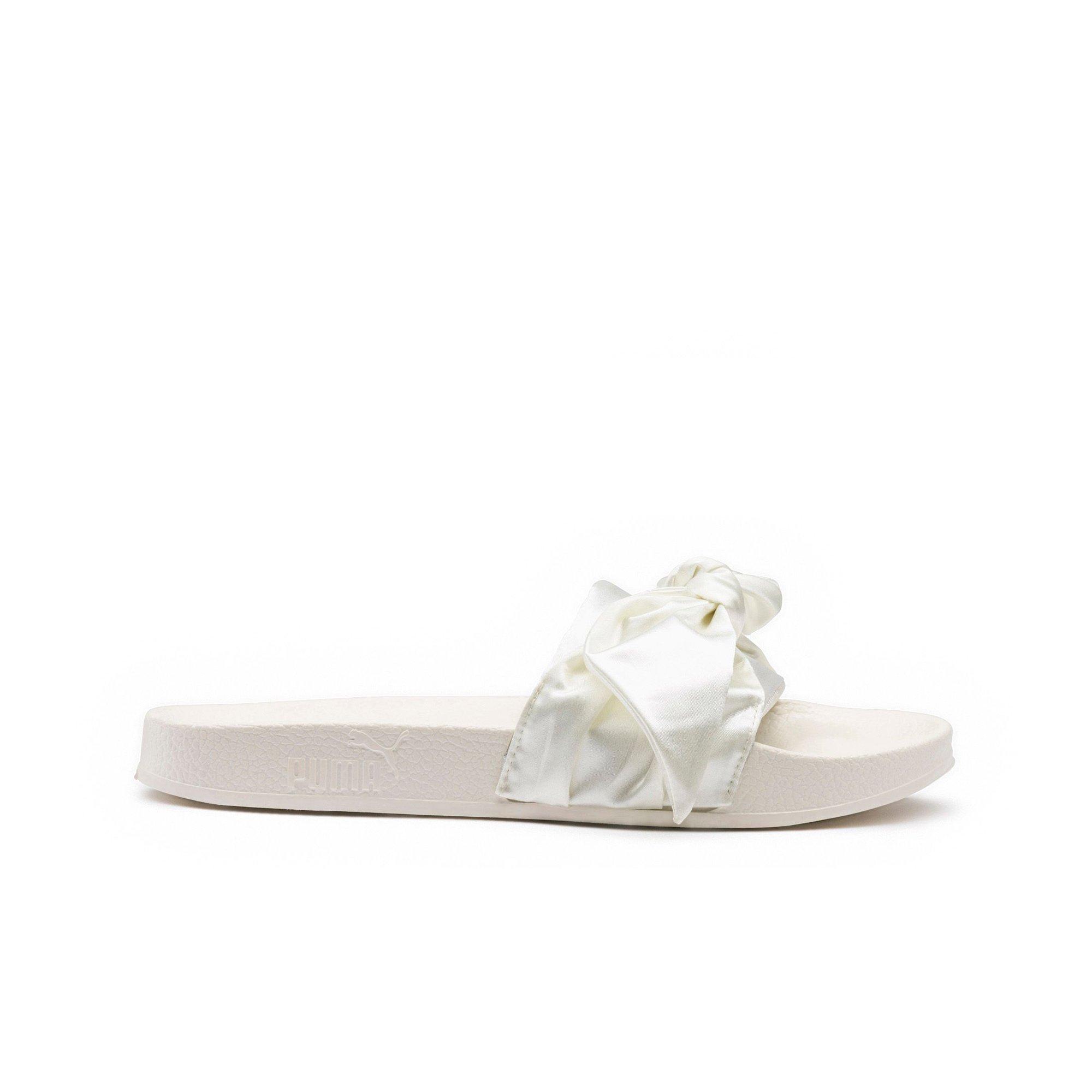 fenty bow slides white
