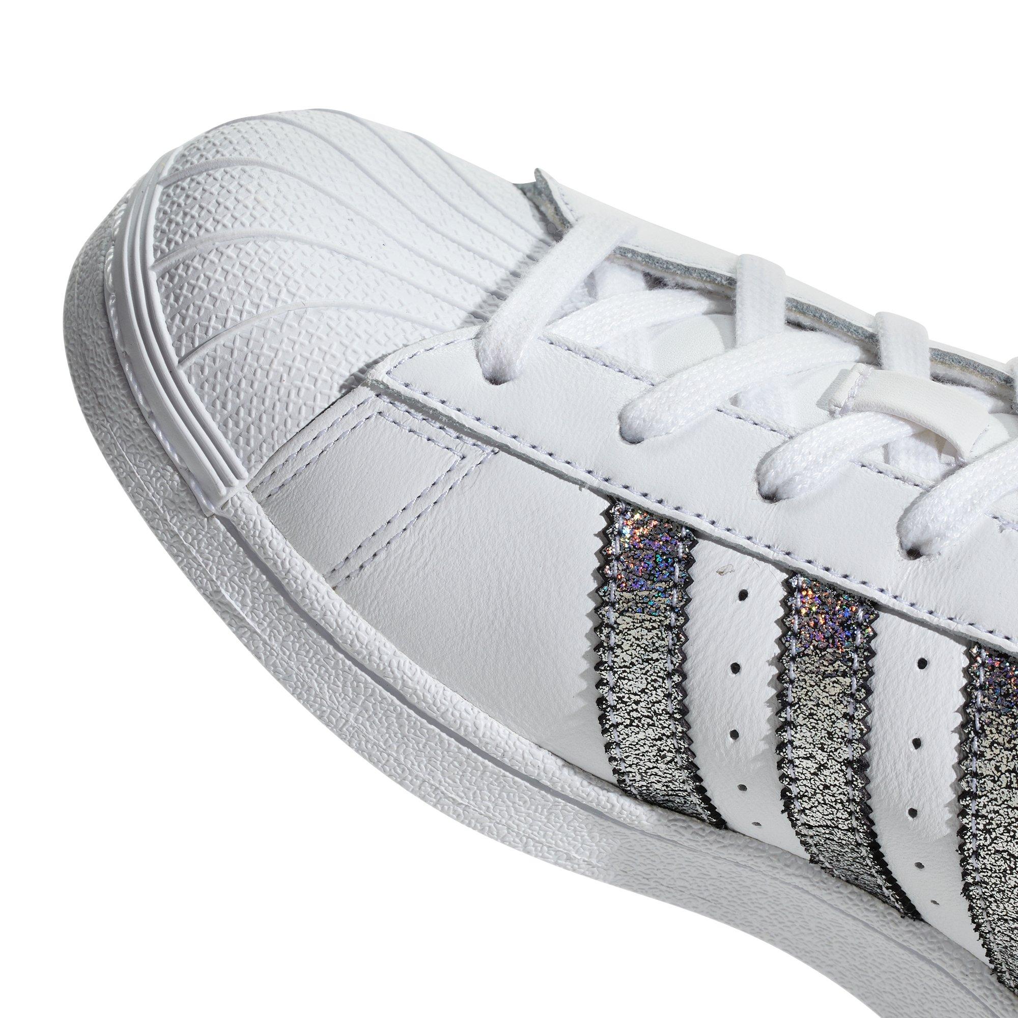 adidas superstar white silver