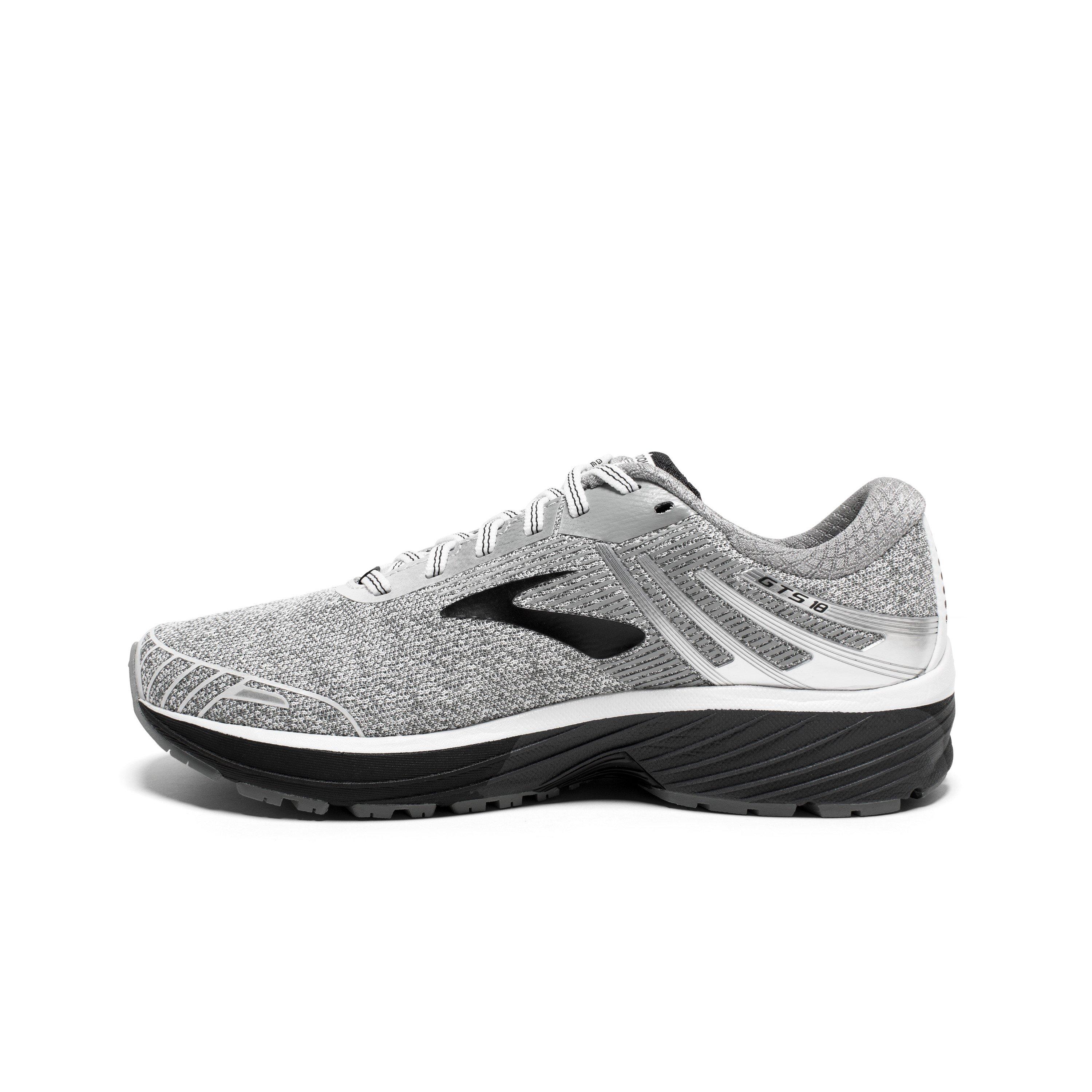 brooks adrenaline gts 18 white black grey