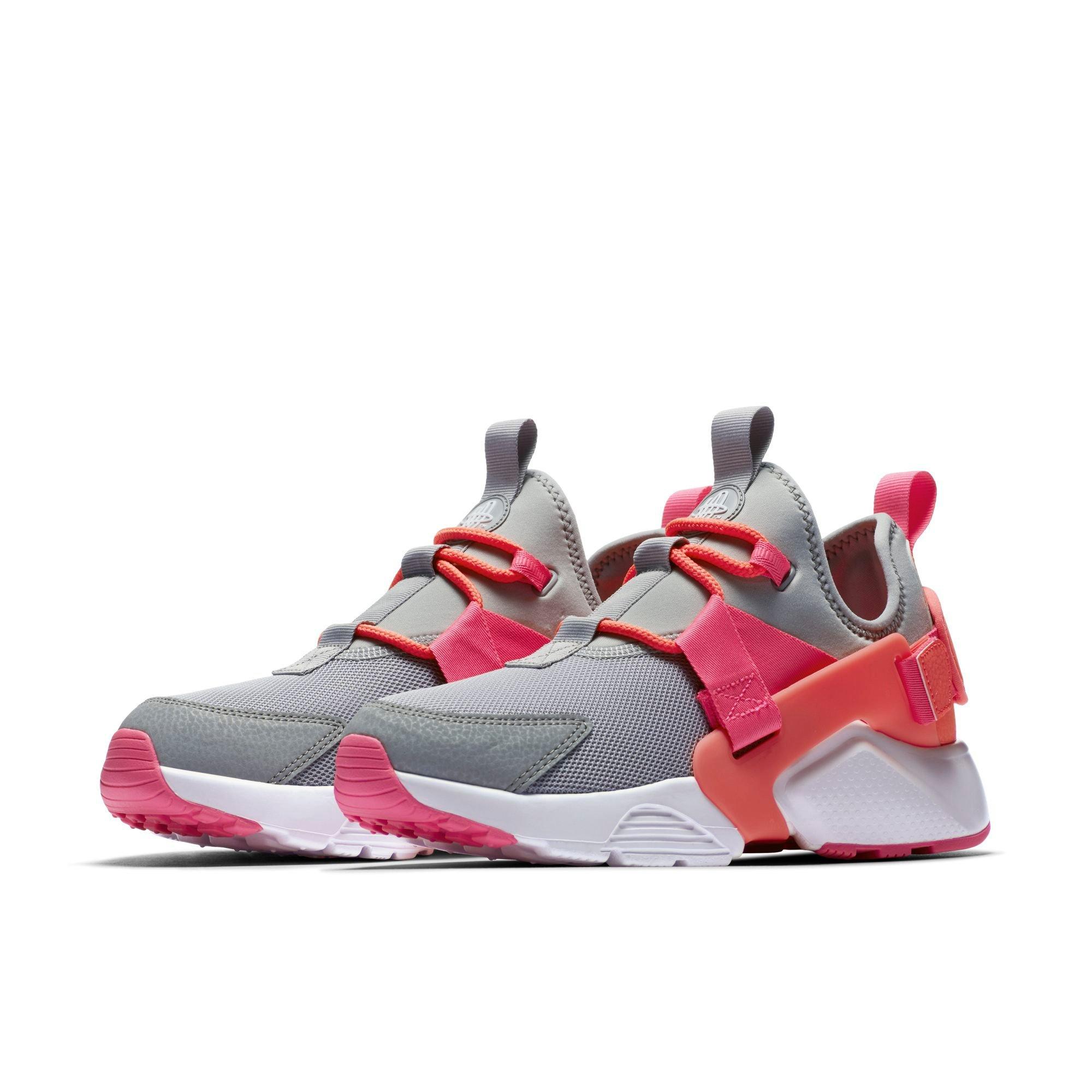 huaraches gray and pink