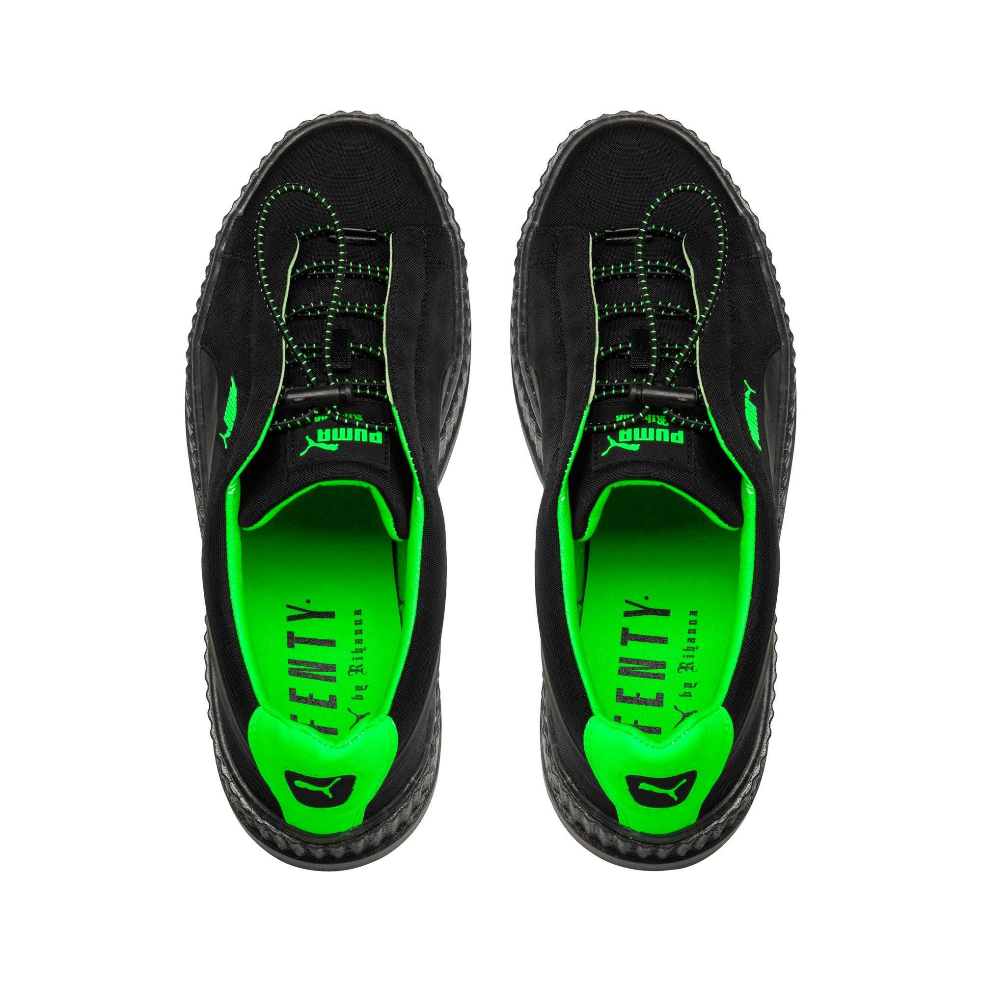 puma fenty neon green