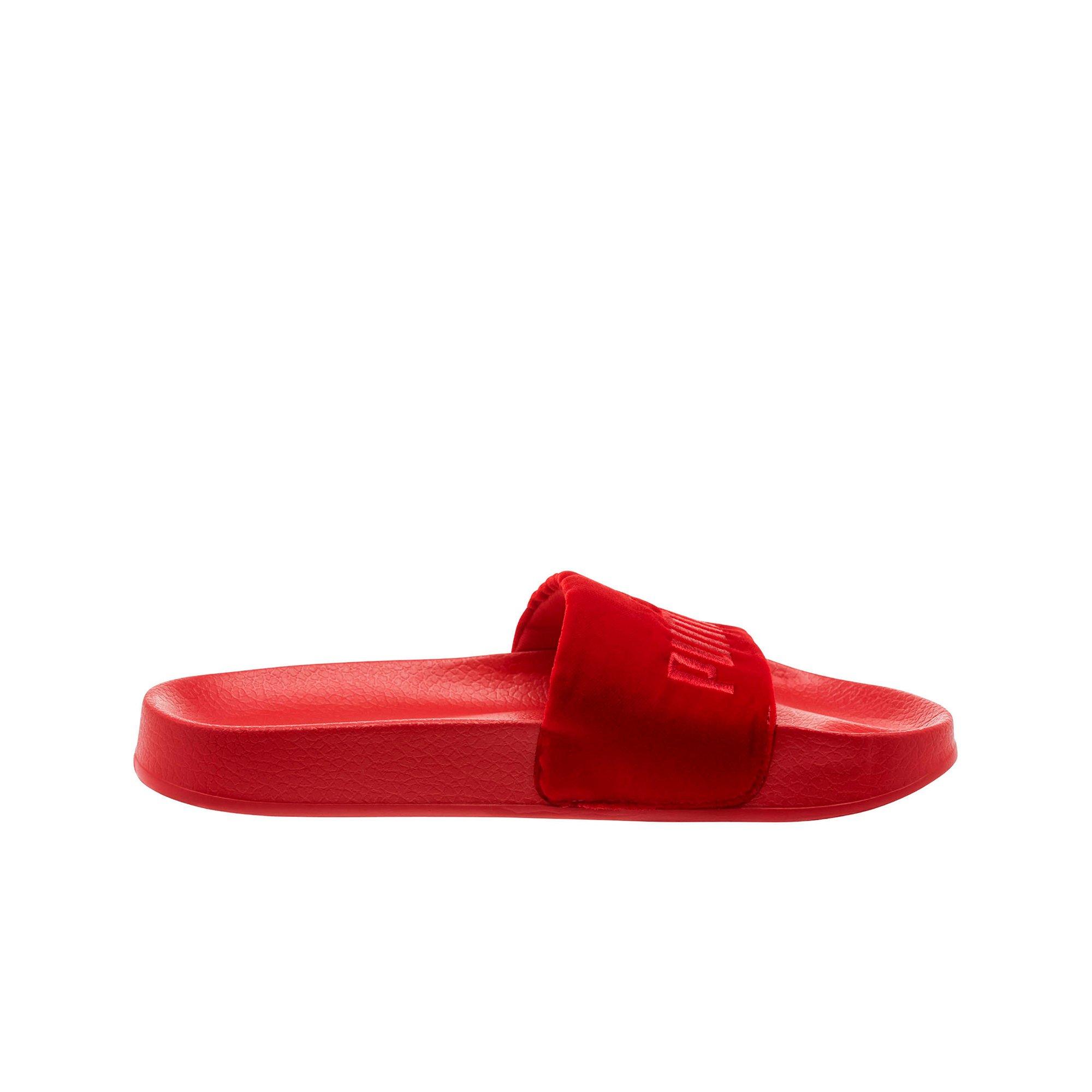 red velvet puma slides