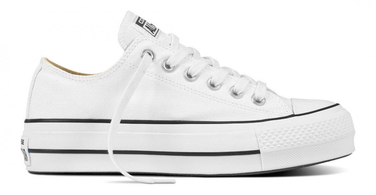 white chuck taylor all star lift platform sneakers