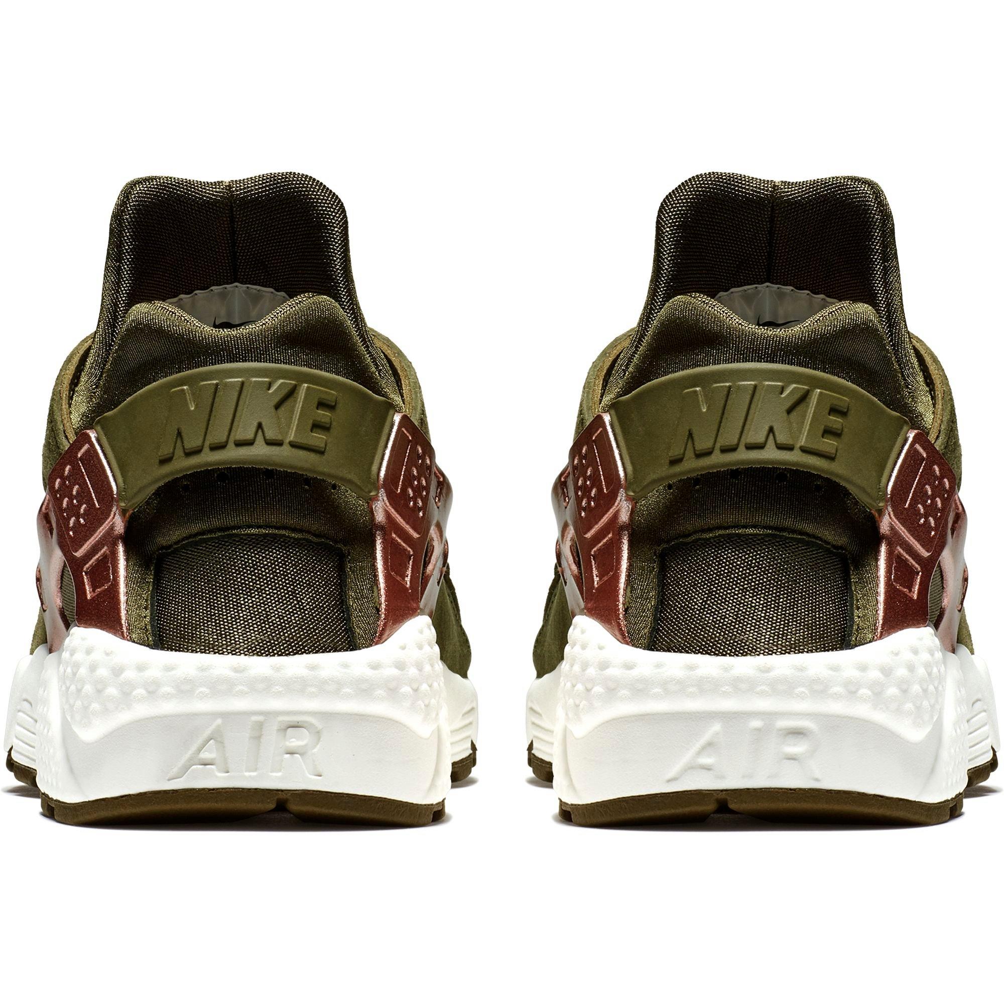 olive green nike huarache womens