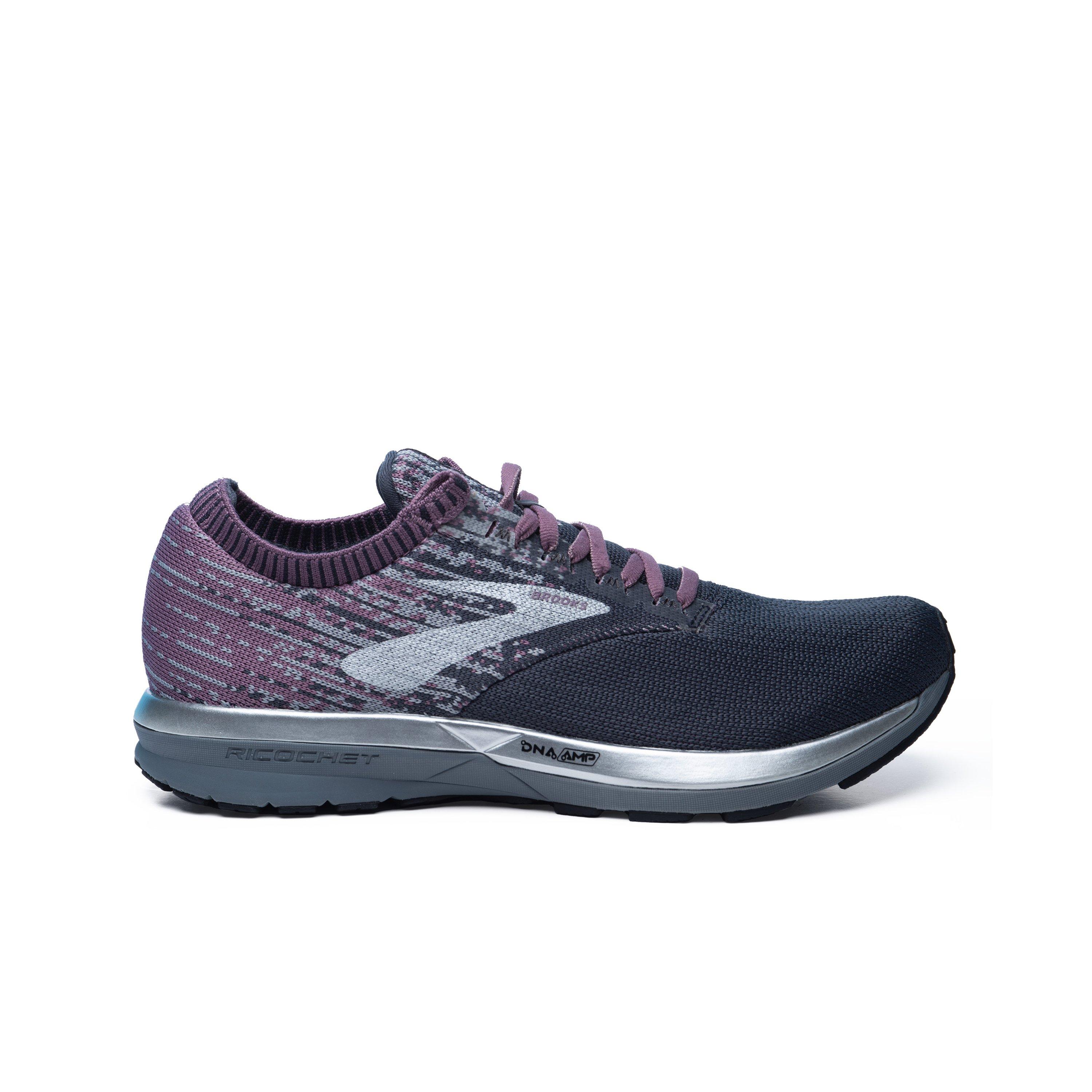 brooks purple running shoes