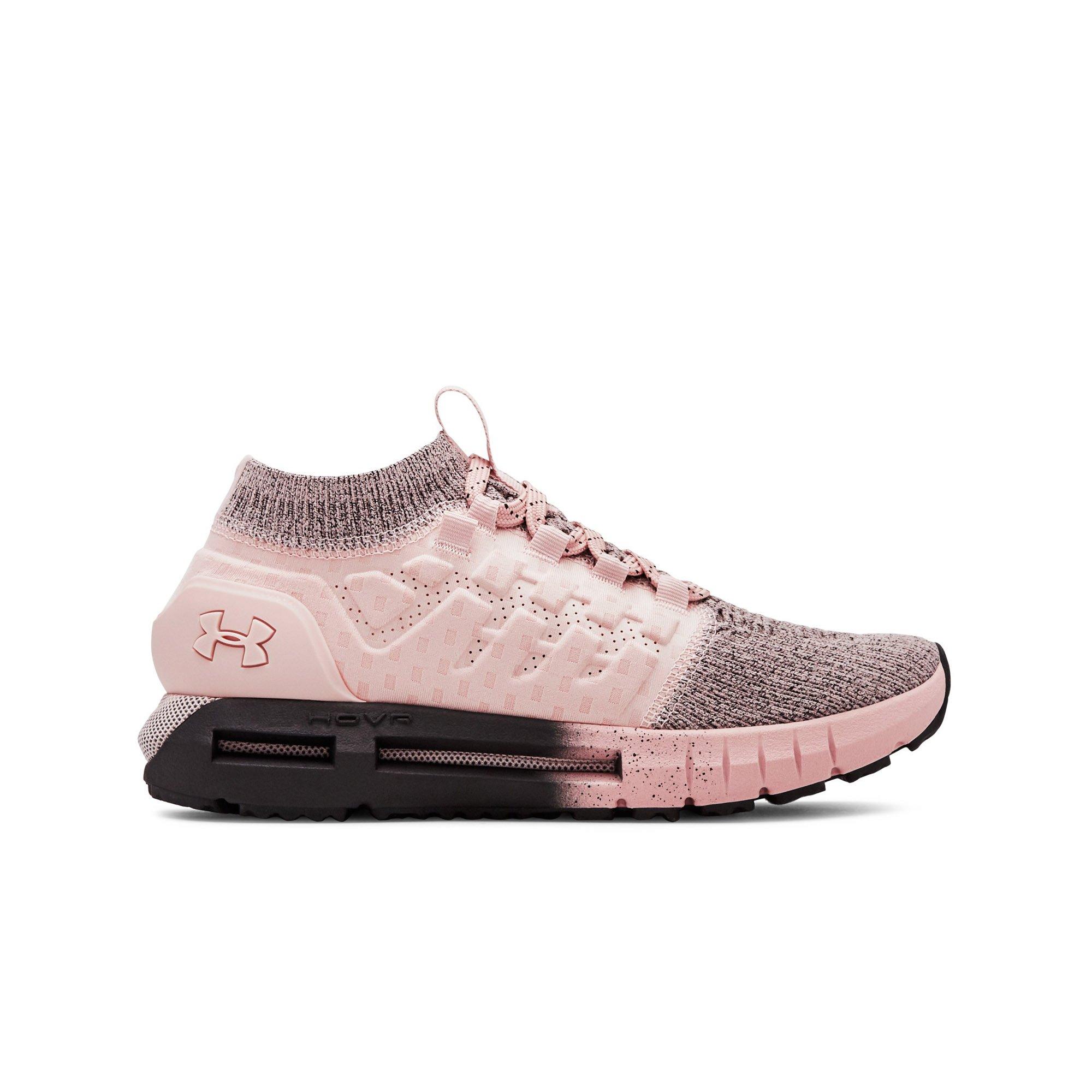 grey and pink under armour shoes