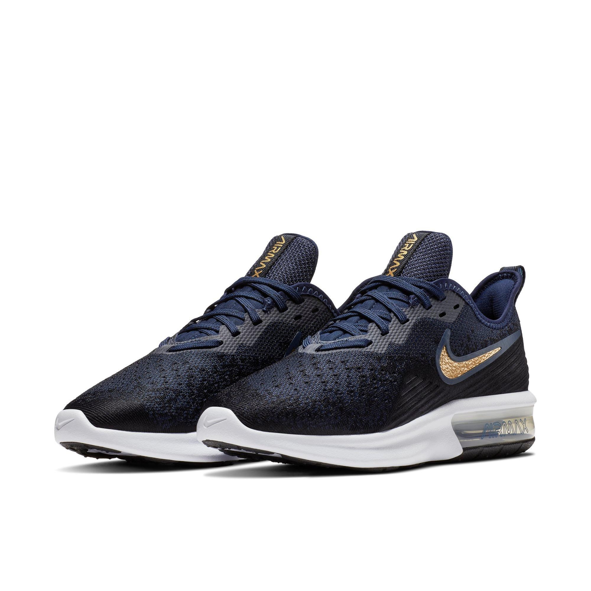 nike sequent 4 black gold