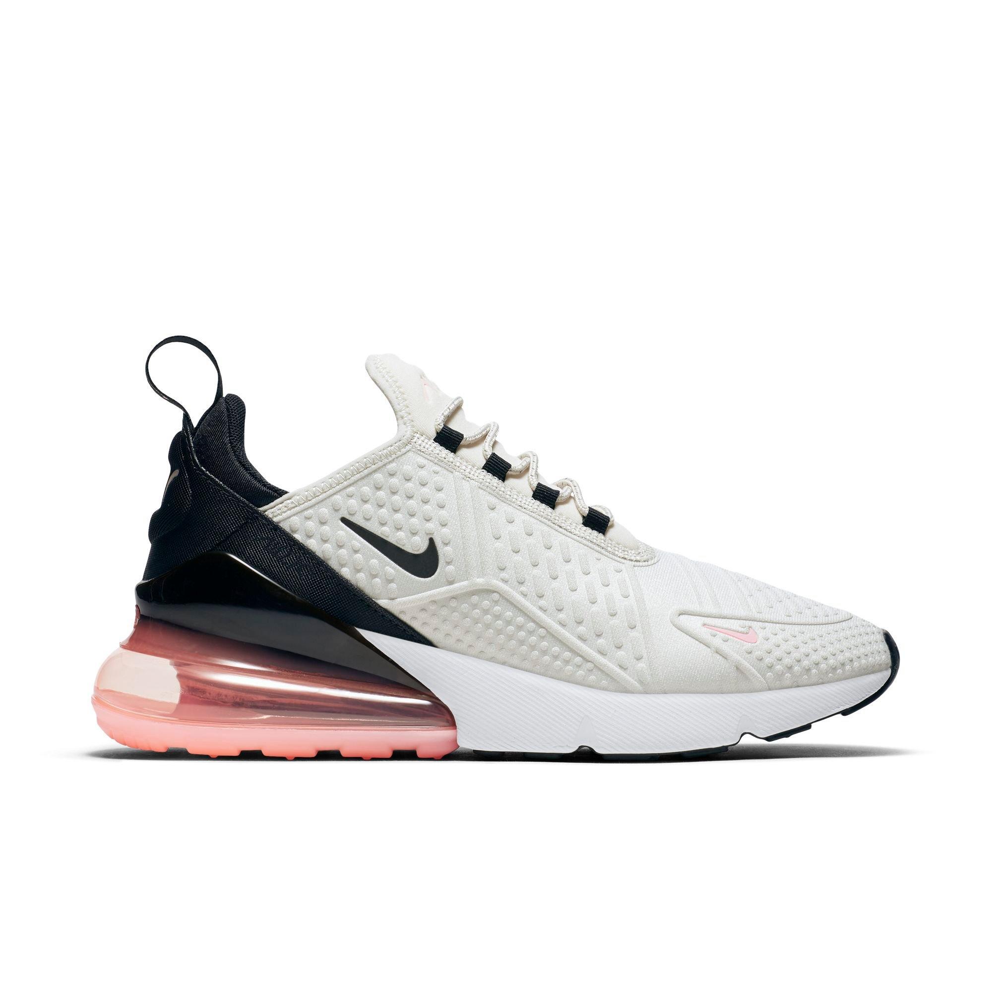 nike air max 270 white black and pink