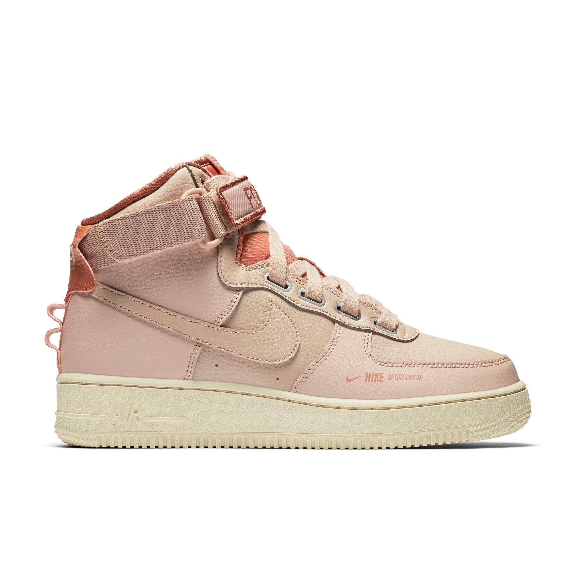 nike rose gold high tops