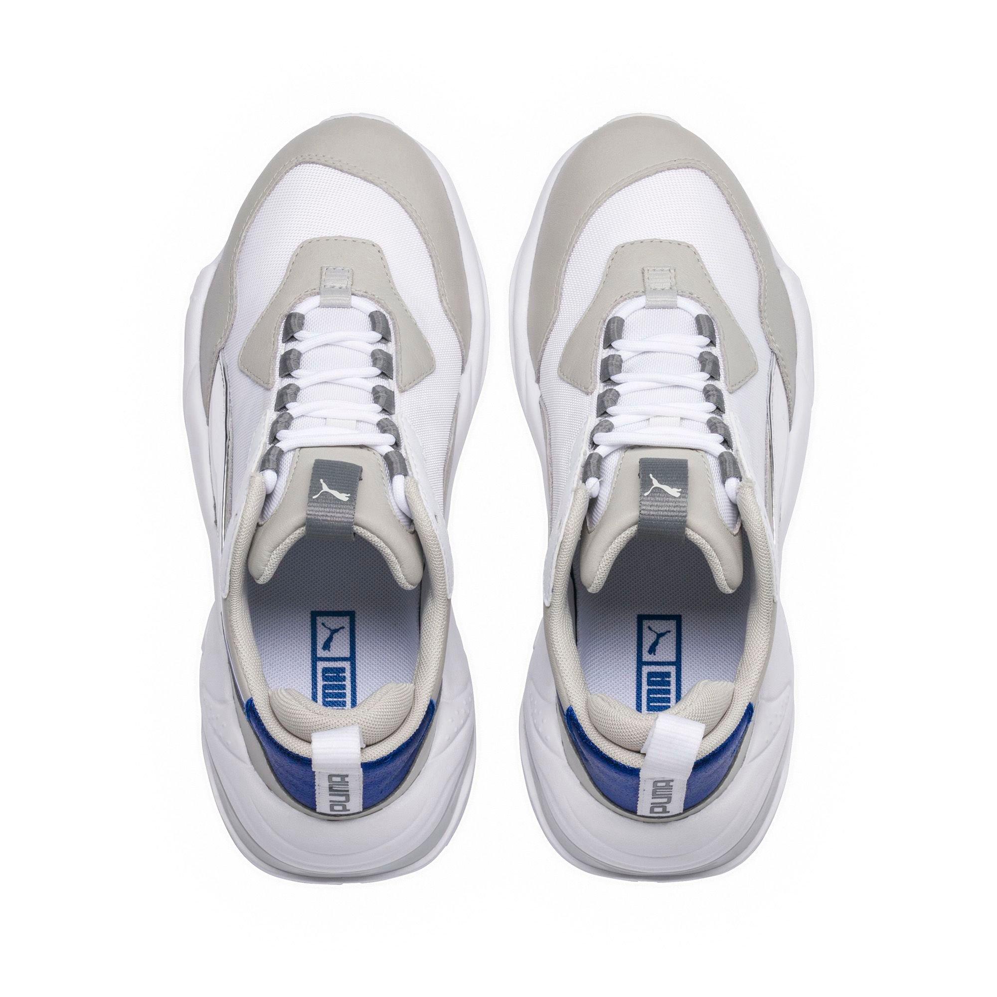 puma thunder electric white blue silver