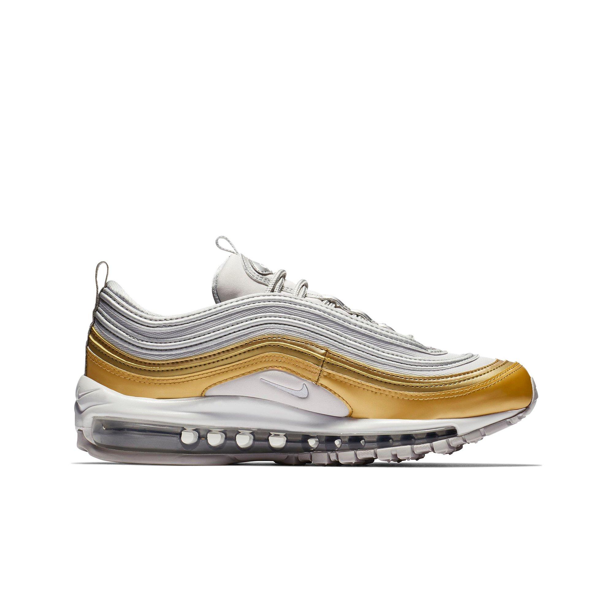 nike 97 gold silver