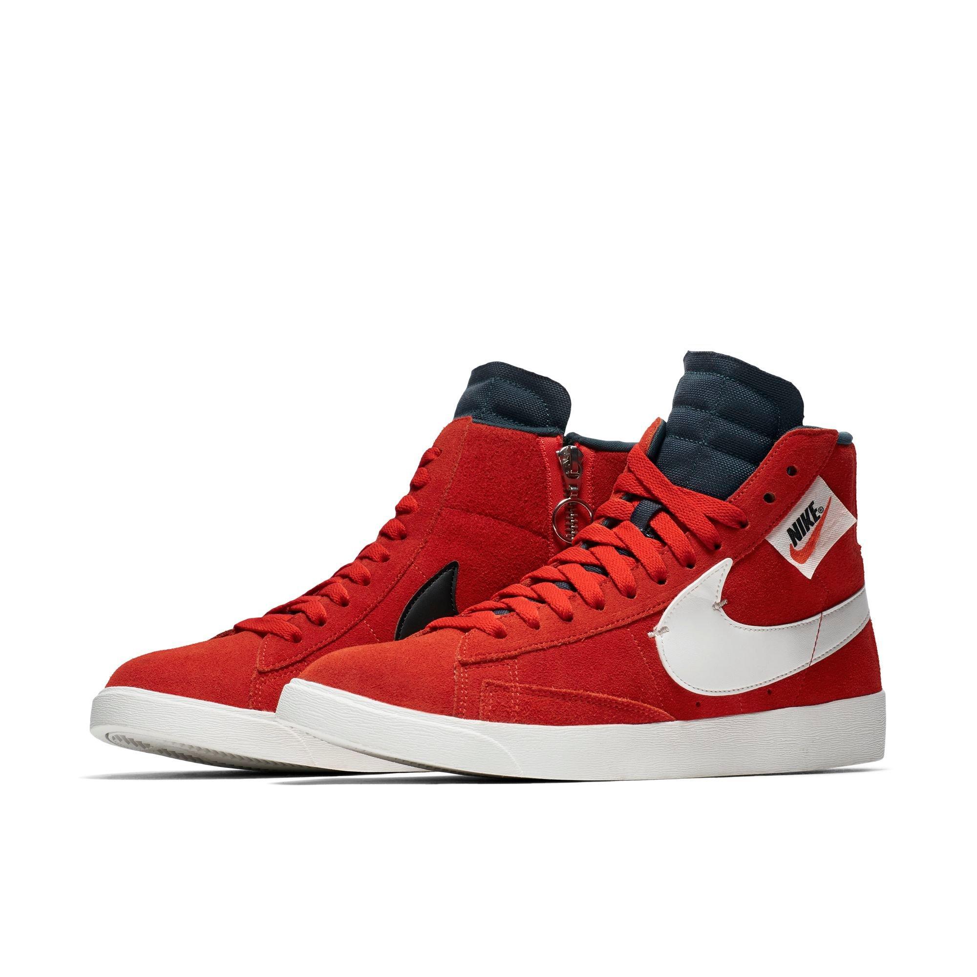 nike blazer mid womens red